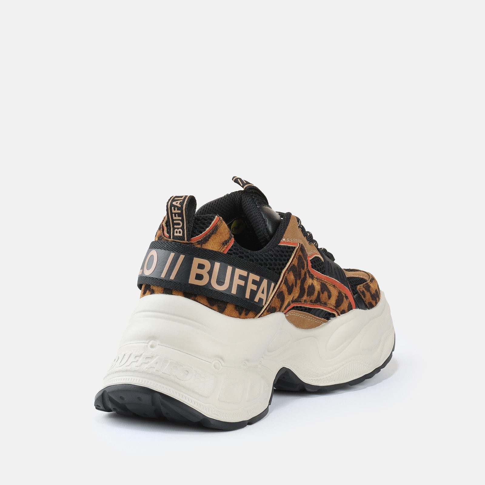 Buffalo YUNO Plateausneaker Chunky-Sneaker in Leo-Optik, Leichtgewicht