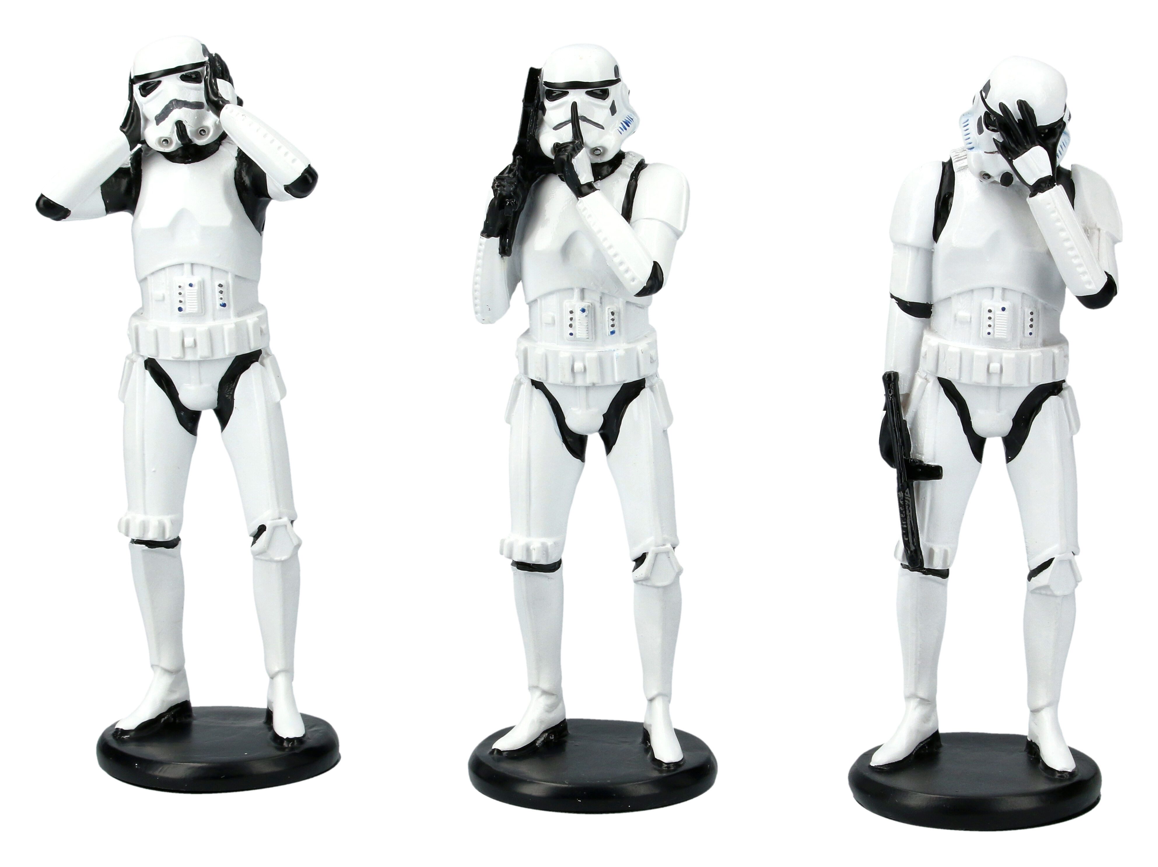 Figuren Shop GmbH Dekofigur Stormtrooper Figuren Set - Nichts Böses Dekofigur