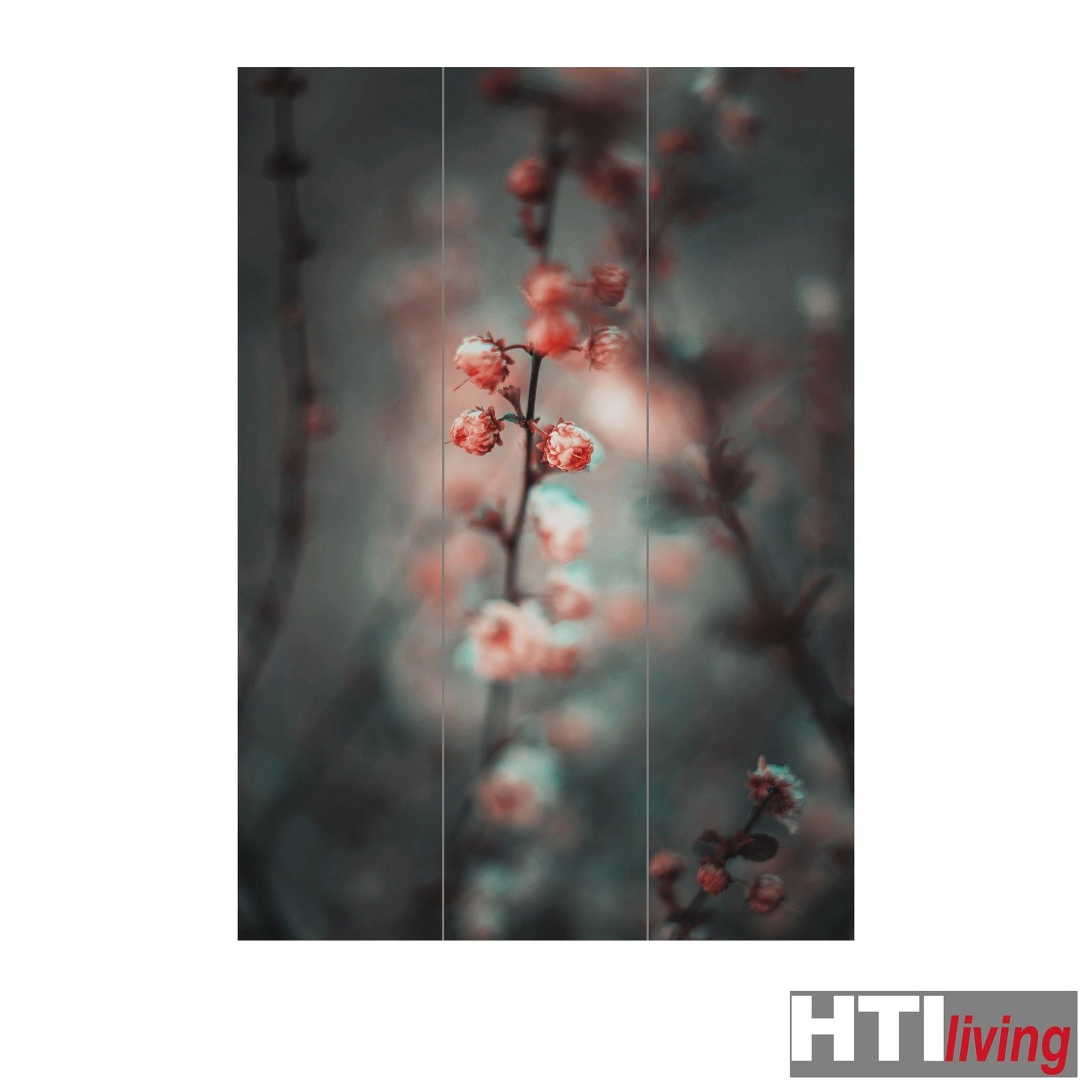 HTI-Living Paravent Paravent Blüten Frühling Raumteiler Trennwand St), Sichtschutz (1