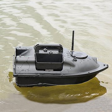 Tidyard RC-Boot GPS,Fischerköderboot,Nachtlichter,3 Köderbehälter,2 kg Köder,5200 mAh, herausnehmbare Akku