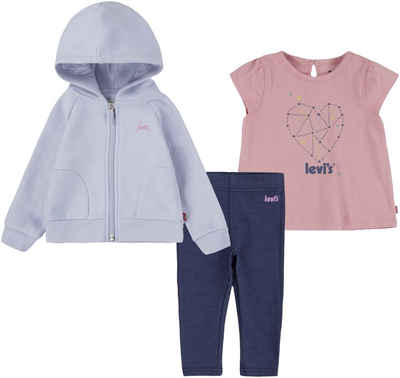 Levi's® Kids Shirt, Hose & Jäckchen LVG 3PCPANTSETHOODIE (Set, 3-tlg) for GIRLS