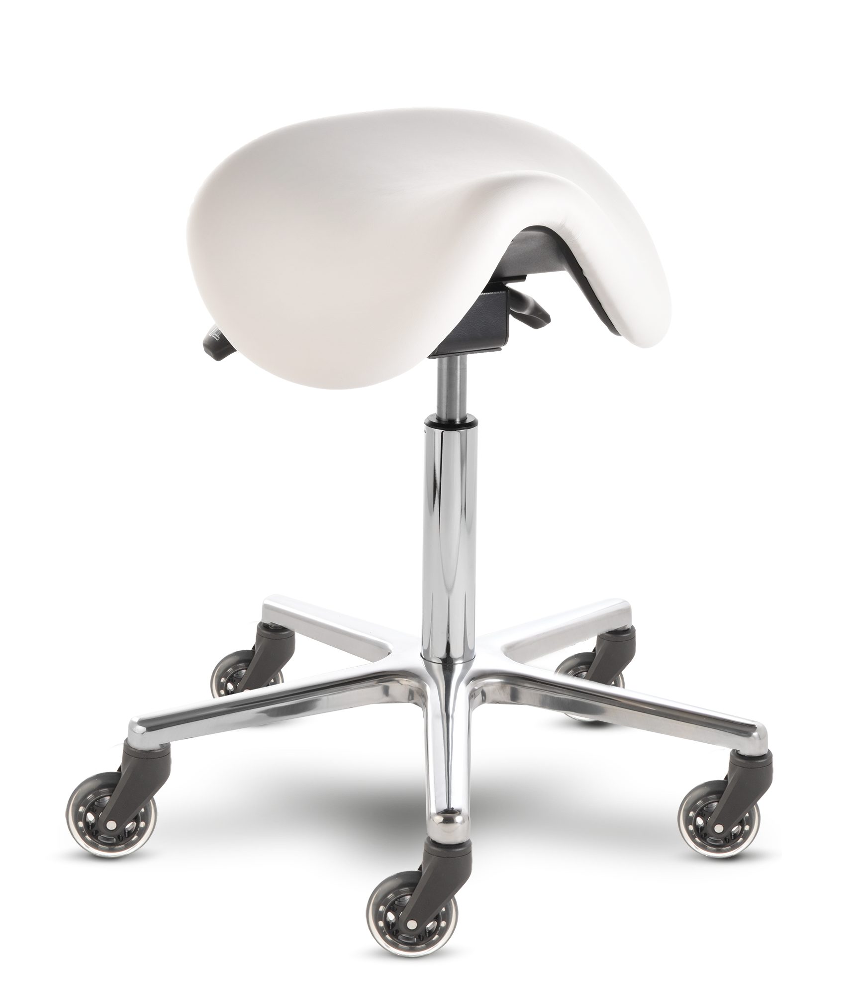 Prova Nova Arbeitshocker Sattelhocker mit Skaterrollen (75mm) docy® Melbourne 4641