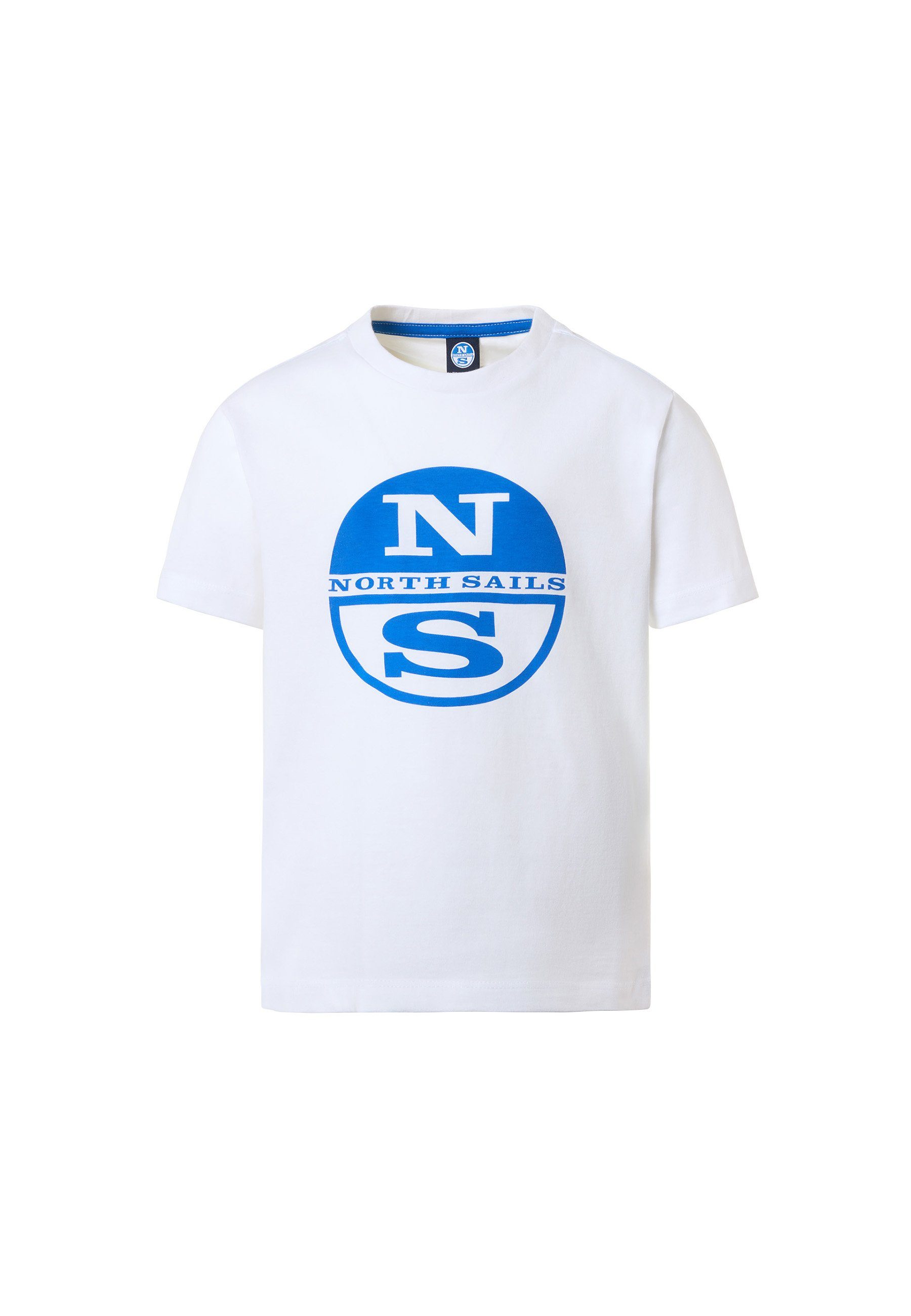 Sails weiss mit T-Shirt Sonstiges T-Shirt Maxi-Logo-Aufdruck North