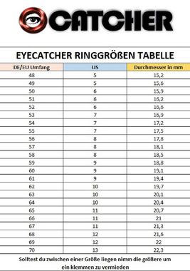 Eyecatcher Fingerring Claddagh Ring Herz und Krone in Hand der Raute, Silberfarbener Ring, Silber Ring