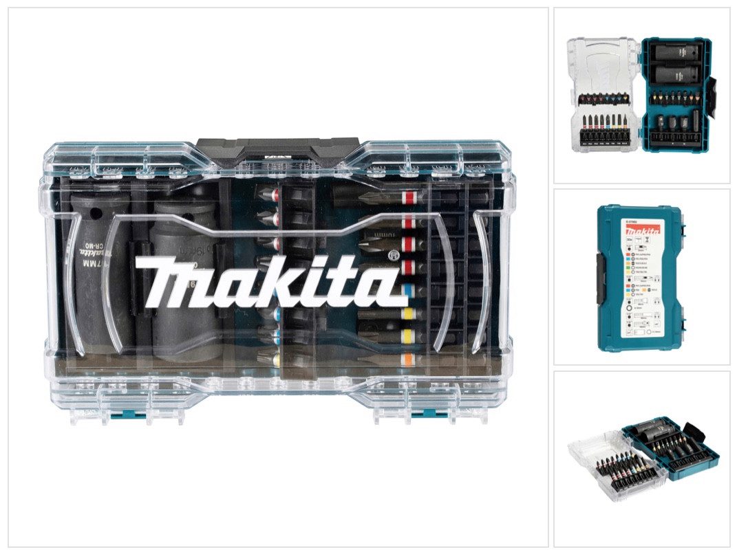 Makita Bit-Set Bit Set 30 teilig (E-07060) Schlitz / Phillips / Pozidriv / Torx