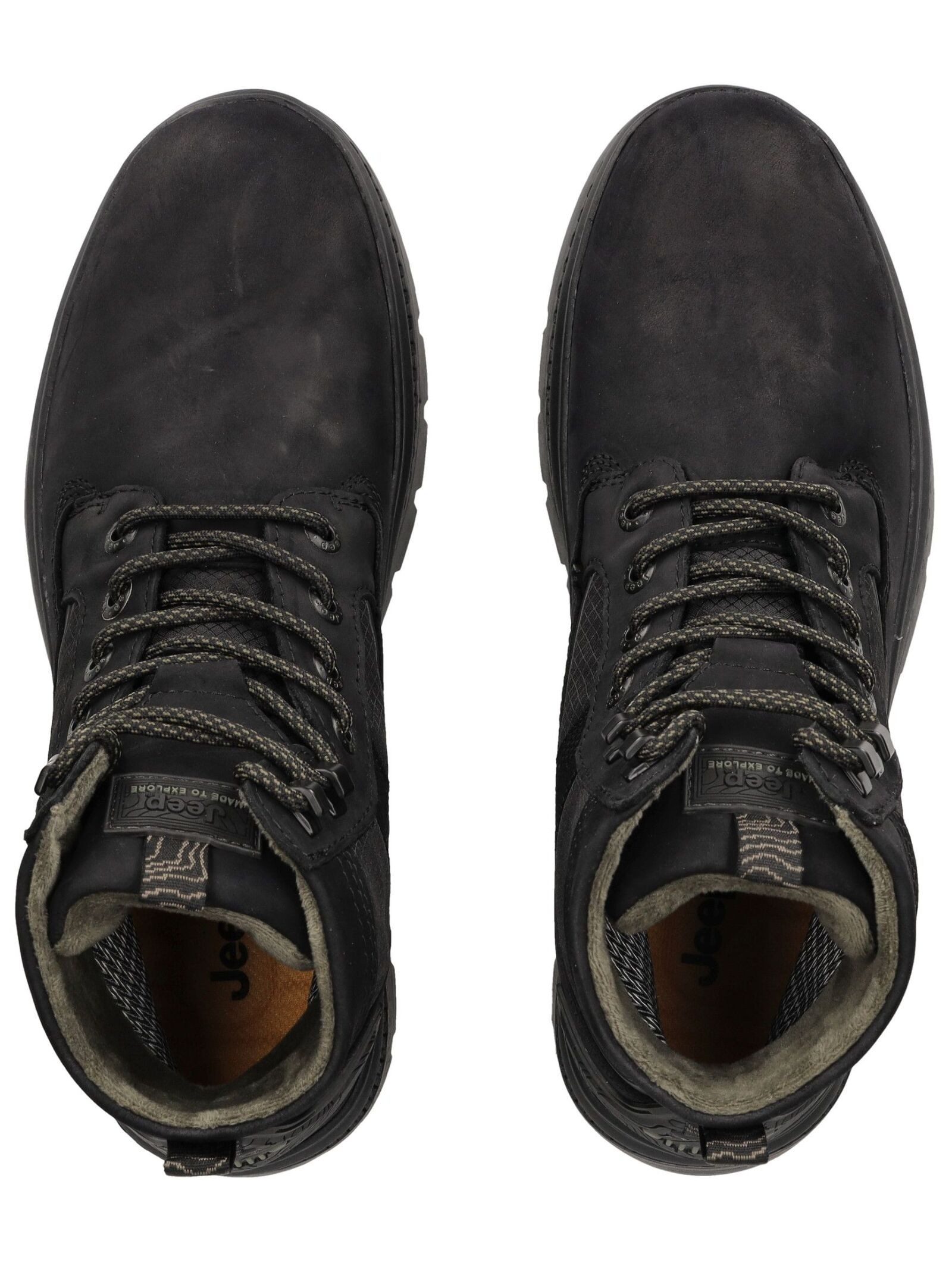 Jeep Jeep Stiefelette Leder/Textil Schnürstiefelette