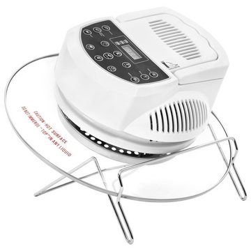 vidaXL Minibackofen Mini-Backofen Halogen Heißluftofen mit Digitalem Timer 1400 W 17 L Tis