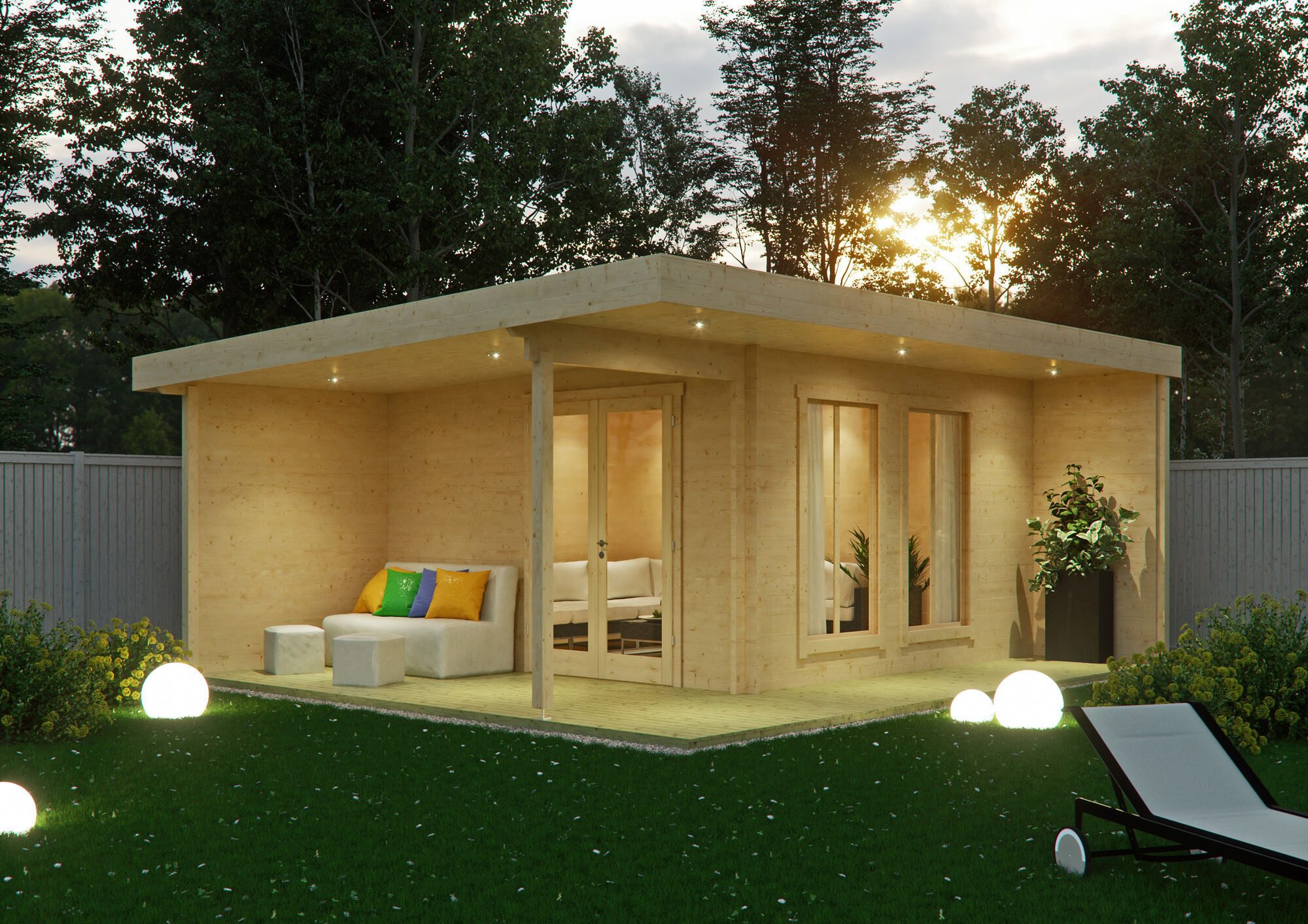 Fjordholz Gartenhaus Klaus 44