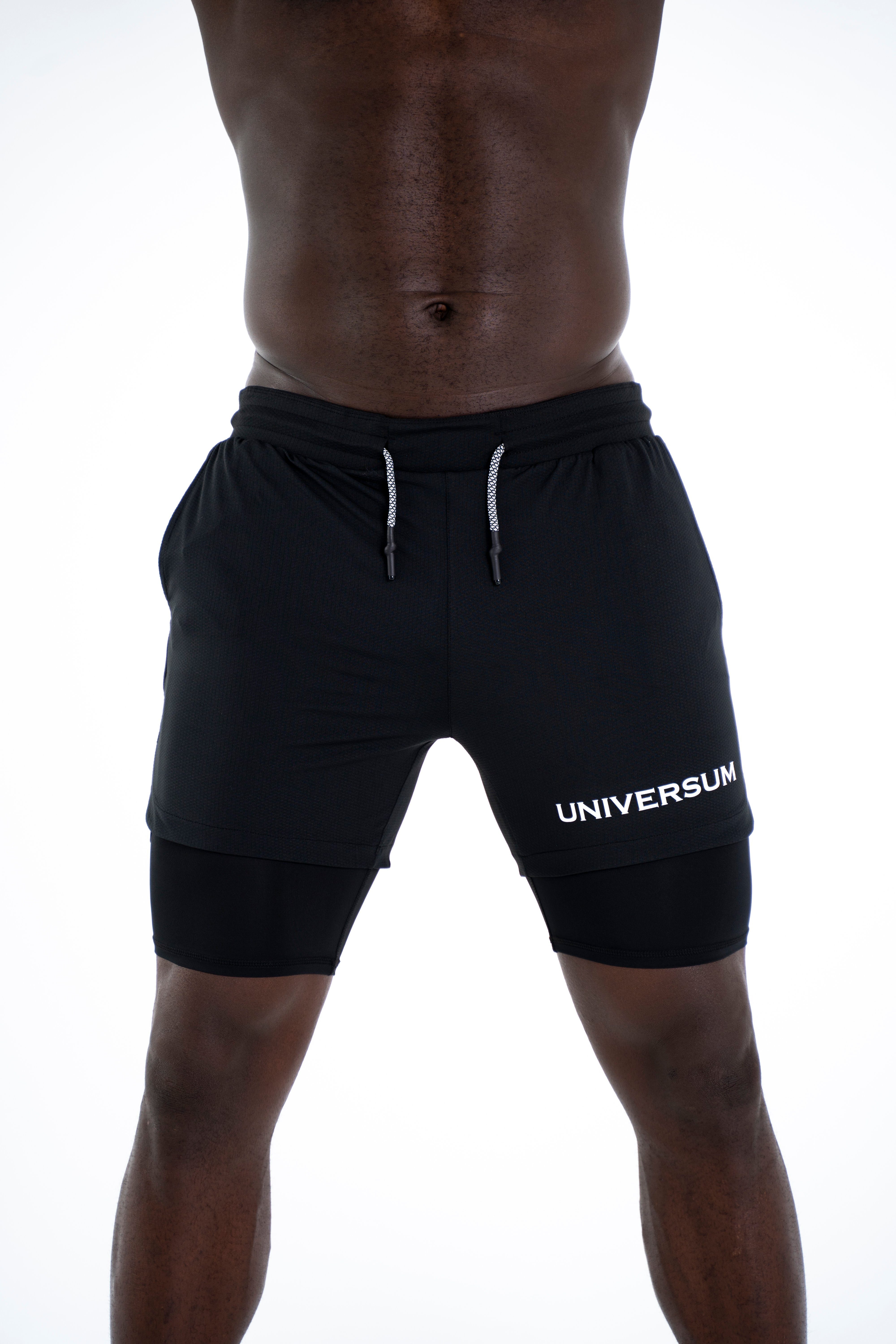 Universum Sportwear Sporthose Kurze Hose mit versteckter Handytasche Shorts günstig online kaufen