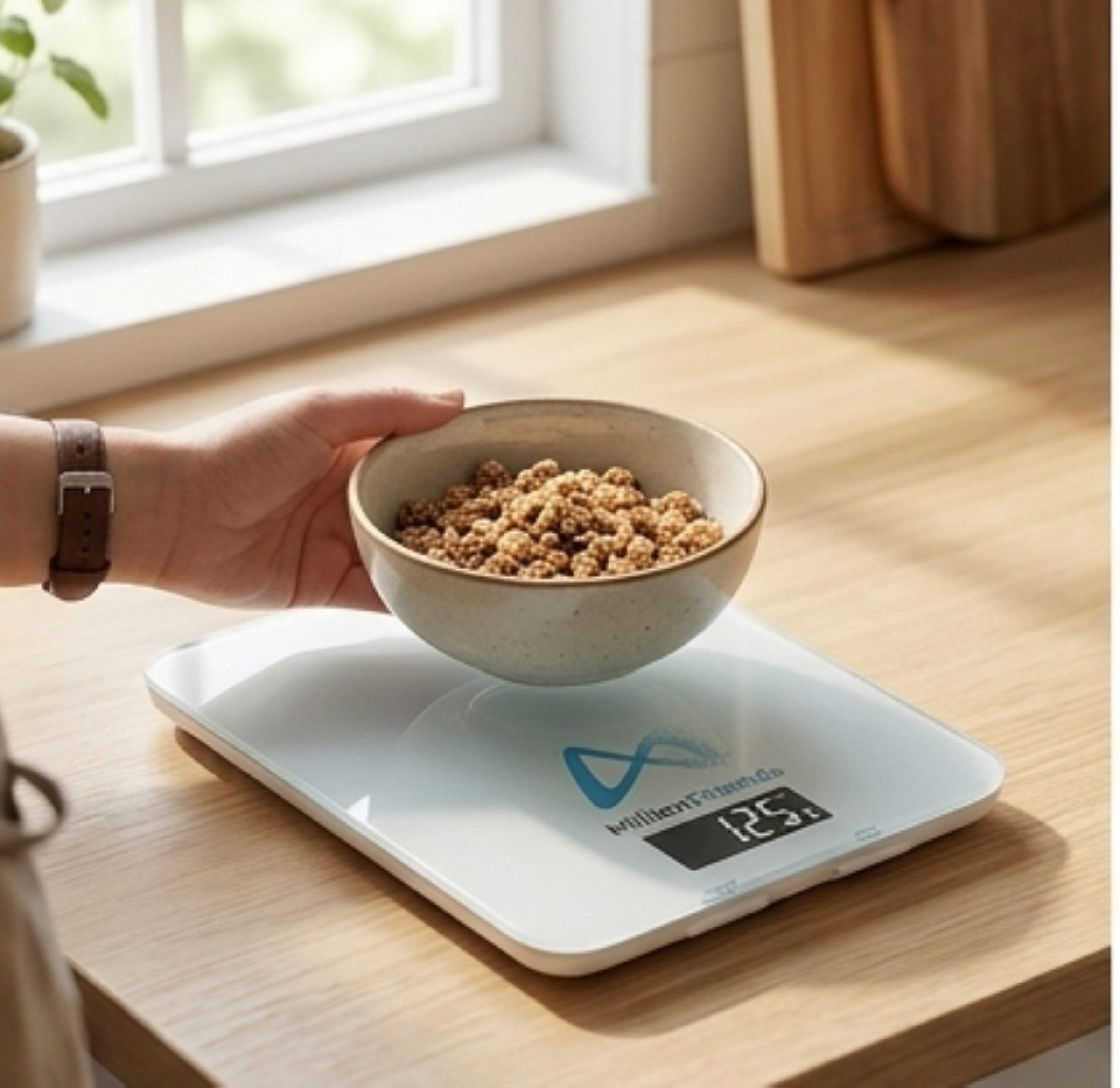 LaCute Küchenwaage Digitale Küchenwaage 5kg mit Glasoberfläche LCD Display TARA Funktion, (Einzelset Digitale Küchenwaage mit Glasoberfläche und LCD-Anzeige, Digitale Küchenwaage 5 kg Glasoberfläche LCD Anzeige TARA Funktion), Präzise Messung, TARA-Funktion, gehärtete Glasoberfläche, LCD-Anzeige