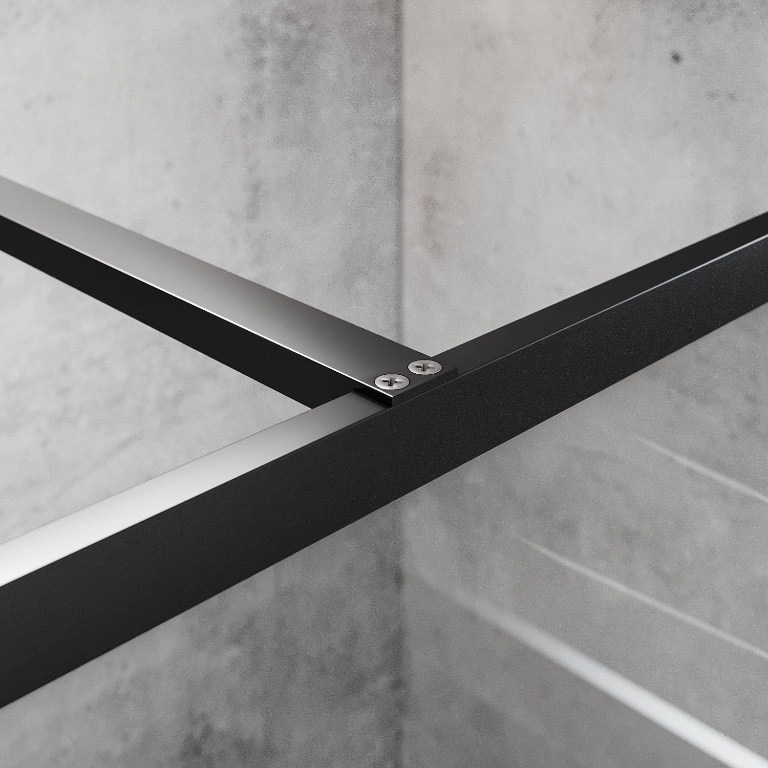 SONNI Walk-in-Dusche Walk in Duschwand Duschabtrennung 100-120 x 200 cm 8mm NANO-Glas, 8mm Einscheibensicherheitsglas mit Nano Beschichtung, 8mm Einscheibensicherheitsglas