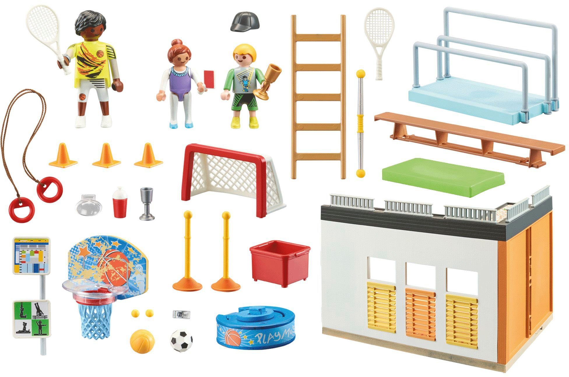 Playmobil® Anbau Turnhalle (71328), My City Life Konstruktions-Spielset, (7 günstig online kaufen