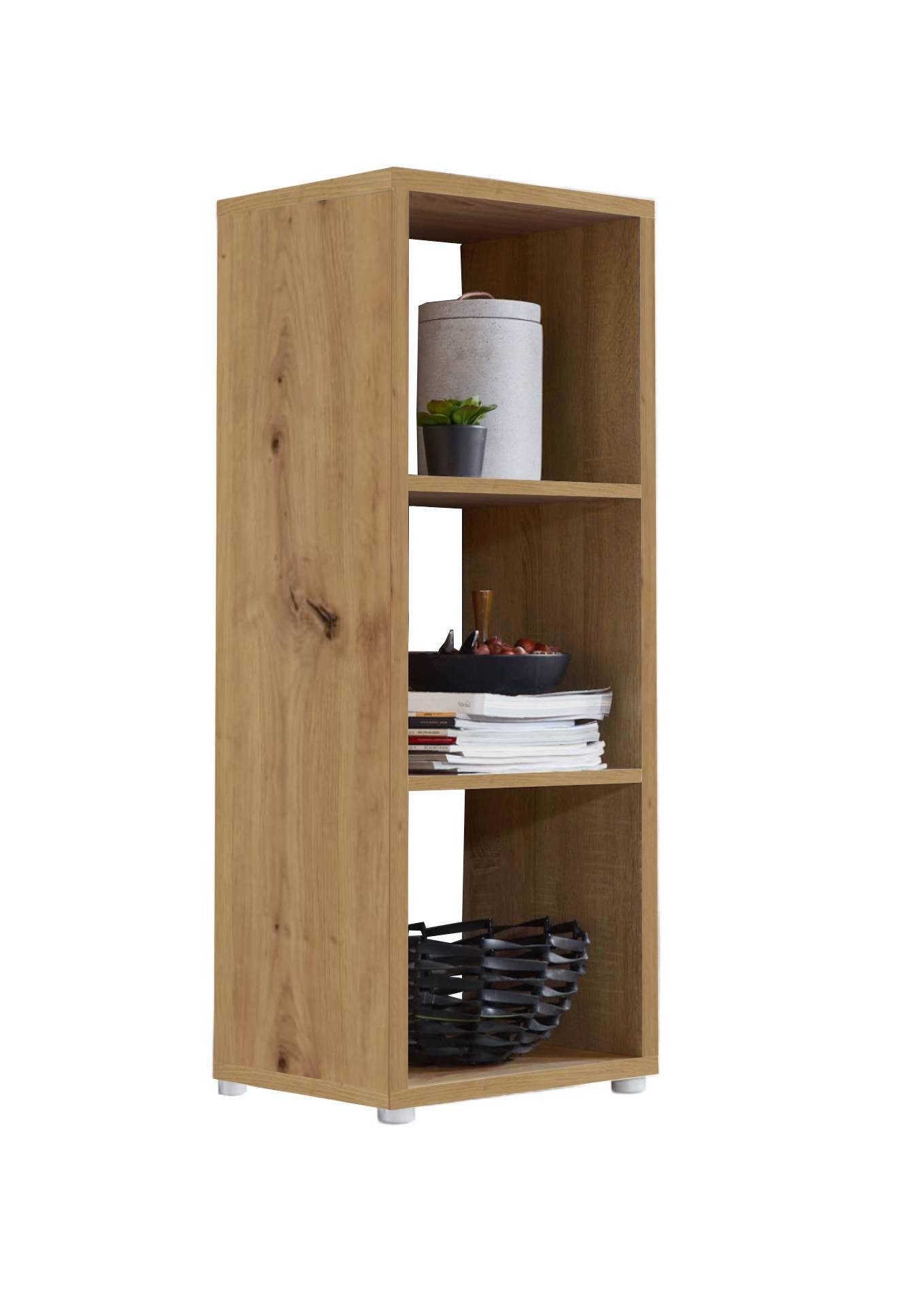 BMG Möbel Standregal NIZZA, Aktenregal, Würfel, Säulen Regal mit 3 Fächern, günstig online kaufen