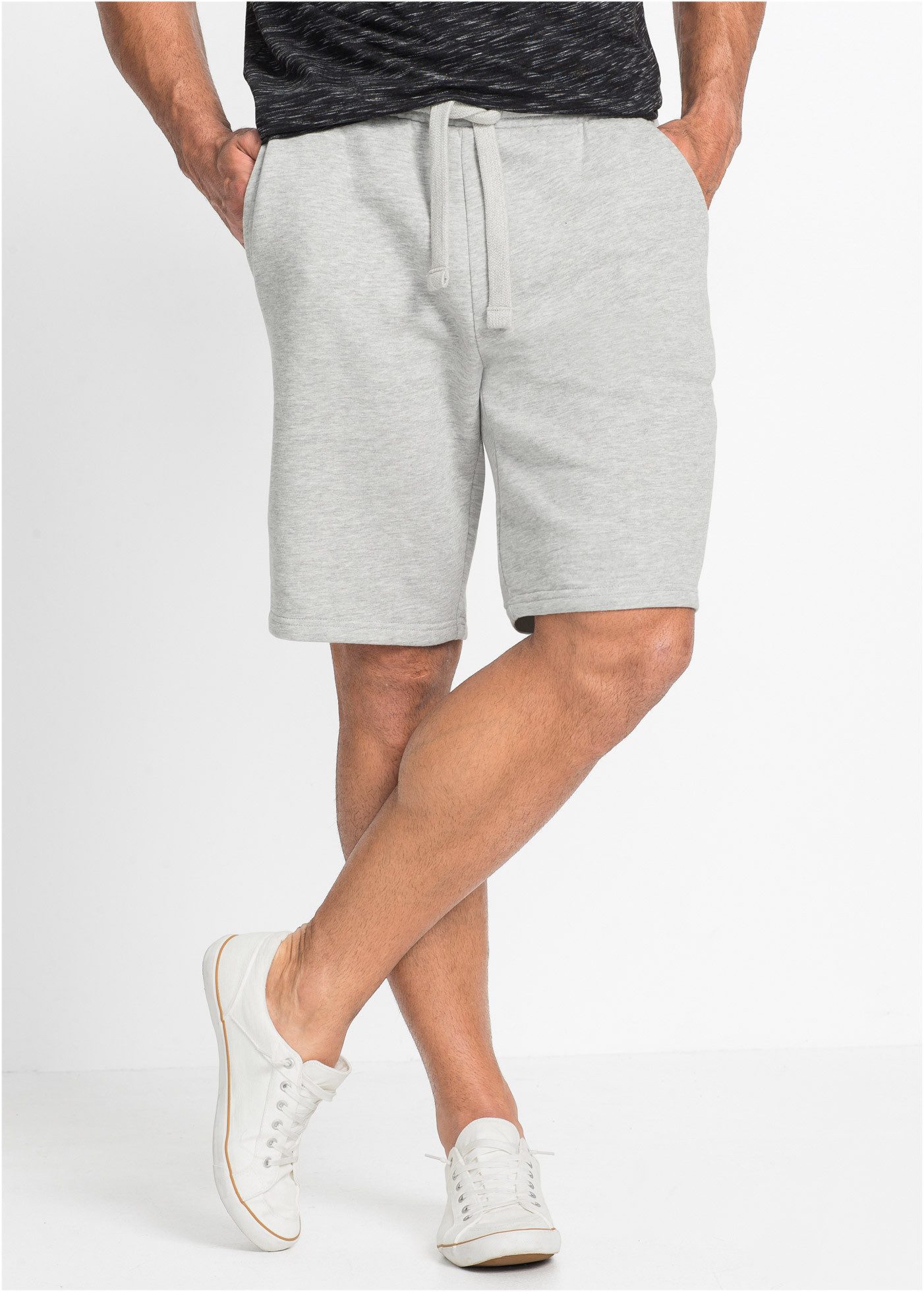 bonprix Sweatbermudas (1-tlg) elastischer Bund und seitlichen Einstecktasch günstig online kaufen