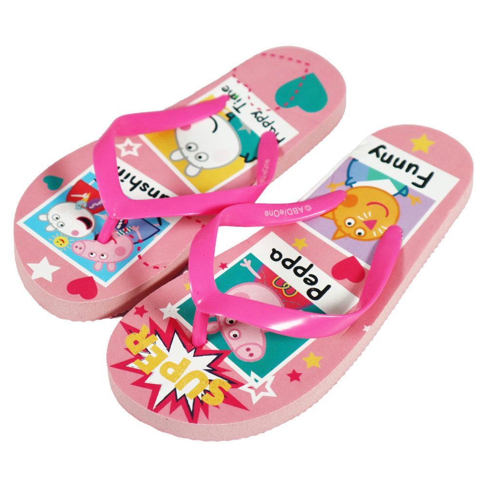 Peppa Pig Peppa Pig Wutz Kinder Mädchen Sandalen Latschen Zehentrenner Zehentrenner Gr. 24 bis 29