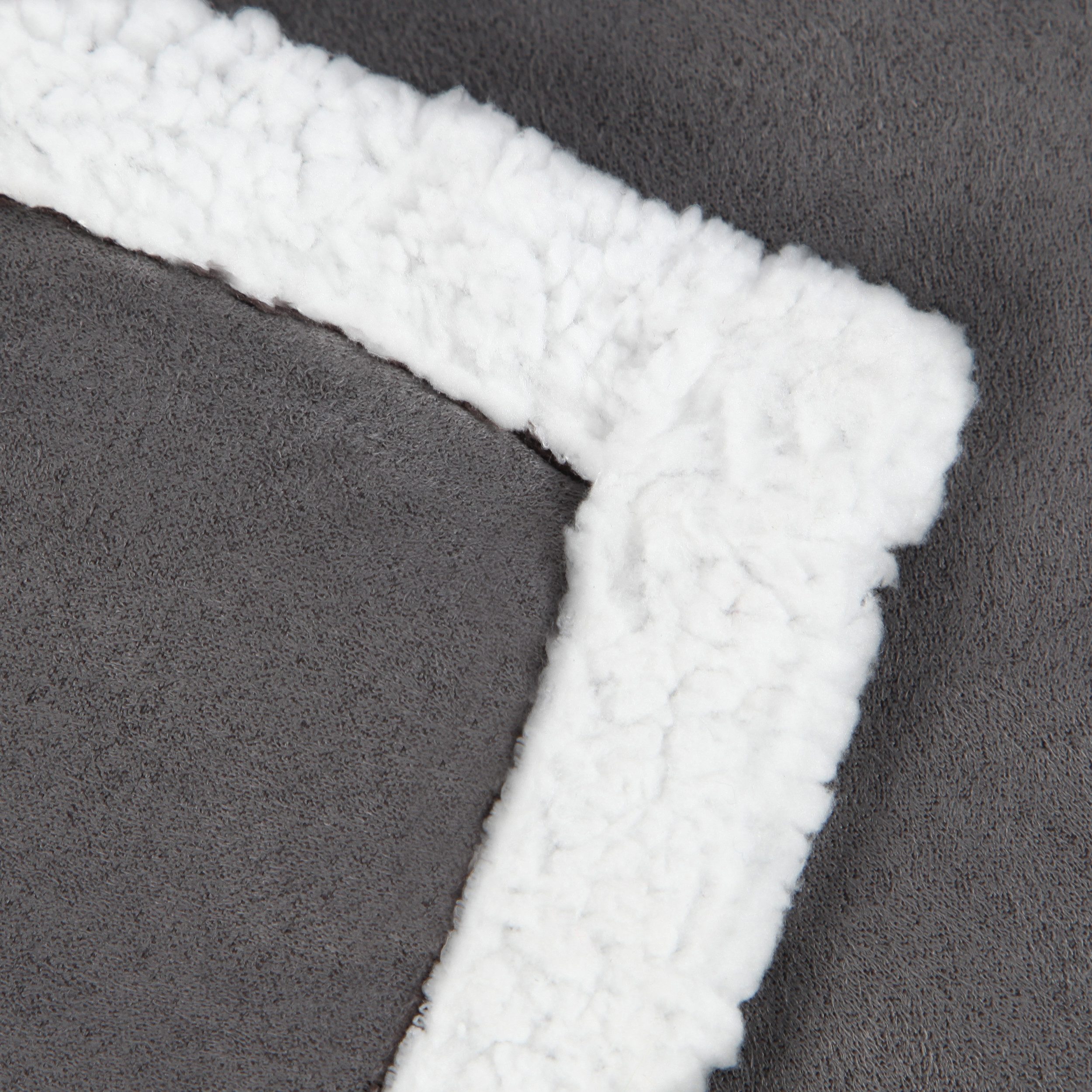 Wohndecke Sherpa Lammfell Optik Kuscheldecke XXL, weiches Mikrofaser, 200x150cm, Vendome, Hochwertiger Lammflor-Plüsch, widerstandsfähig, 30°C maschinenwaschbar