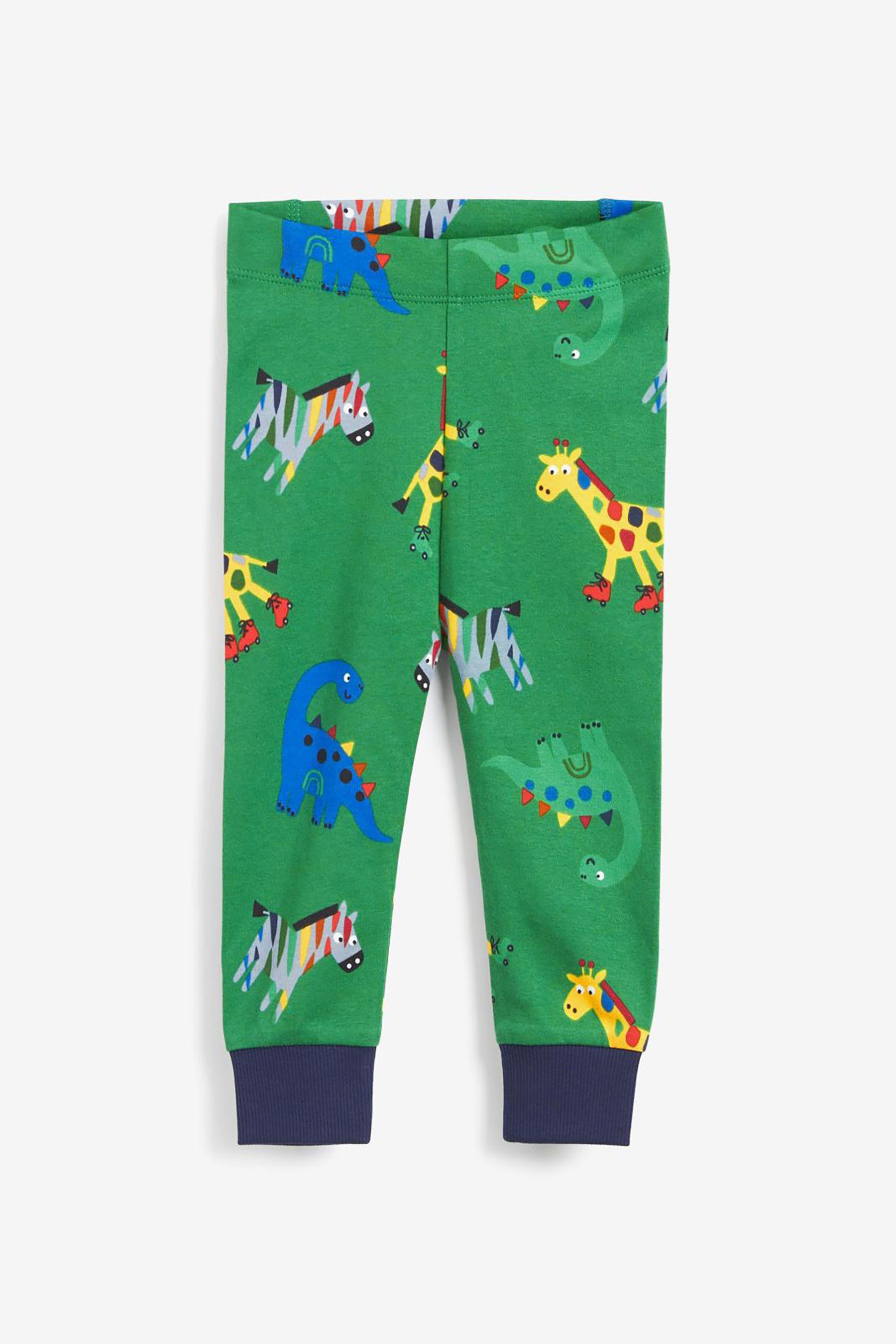 Next Pyjama Kuschelpyjamas, (6 3er-Pack tlg) Blue/Green/Yellow Animals