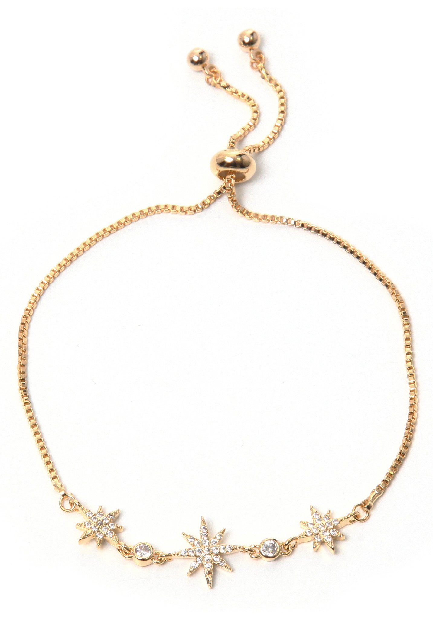 Firetti Armband Sterne, Kugeln, feminin und rund, mit Strassteinen