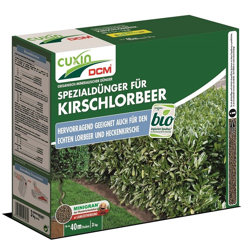 Cuxin DCM Spezialdünger Cuxin DCM Spezialdünger Kirschlorbeer Dünger Hecke