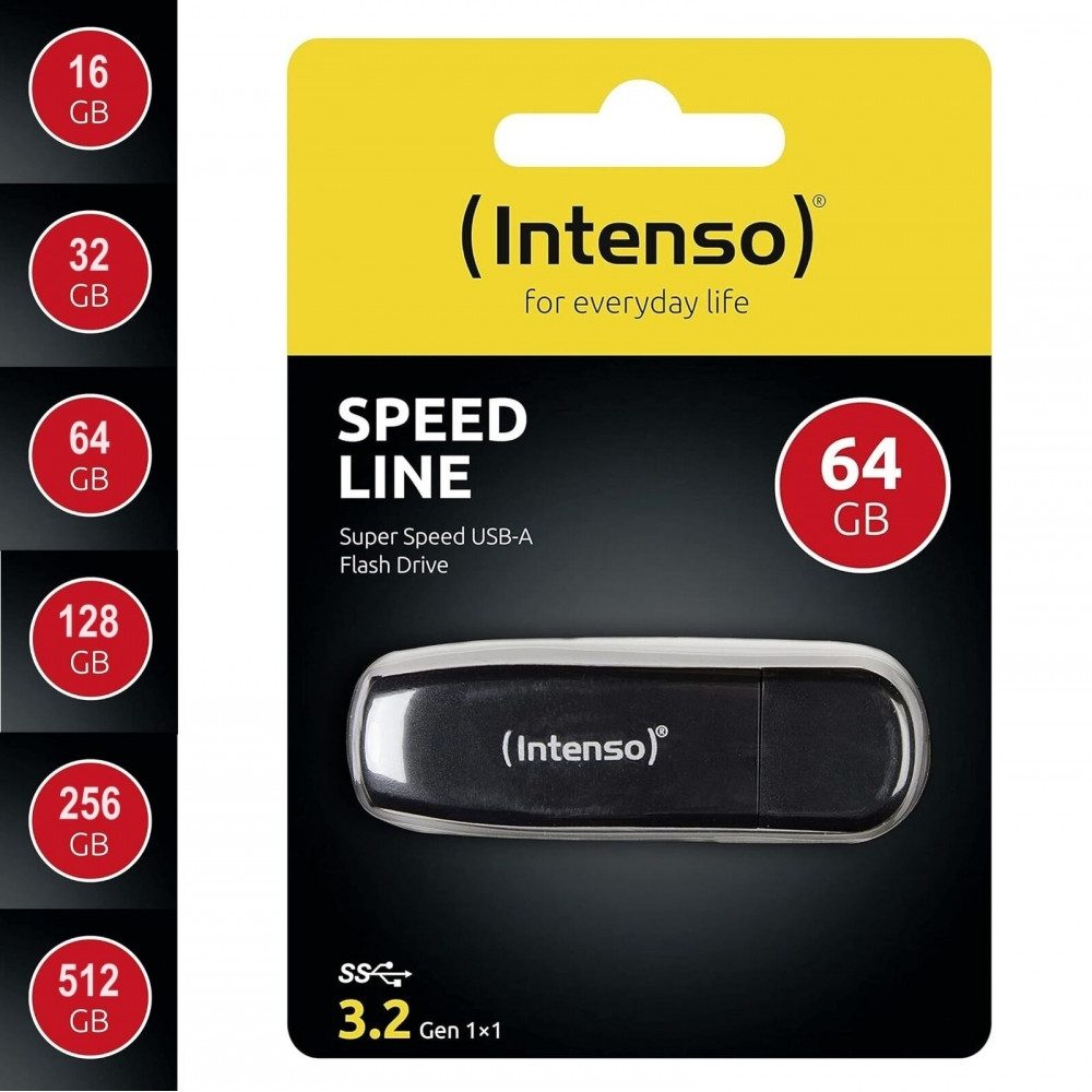 Intenso Intenso Speed Line USB 3.2 (512GB) - USB Stick. USB-Stick (Robust)