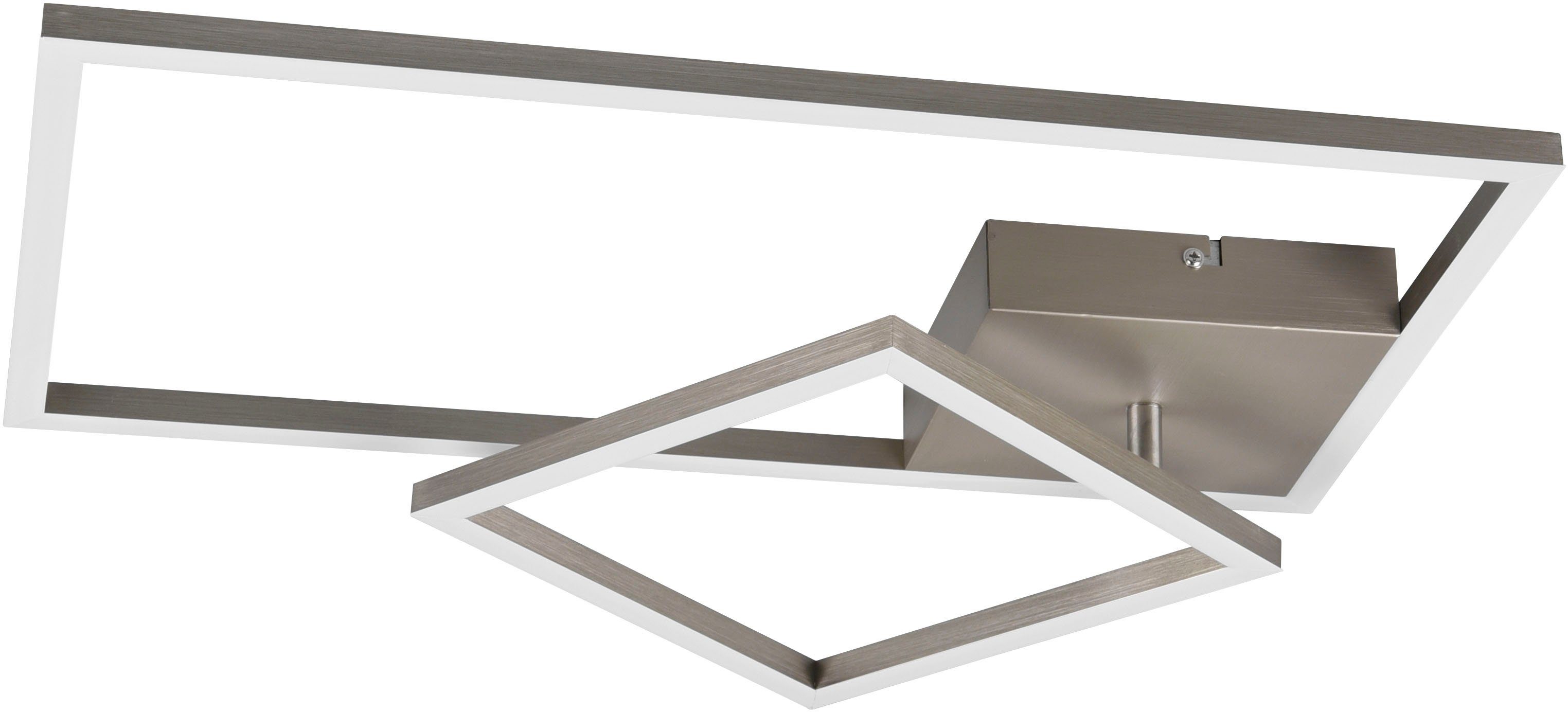 Reality Leuchten LED Deckenleuchte Padella, Dimmfunktion, mehrere Helligkeitsstufen, LED fest integriert, Neutralweiß, bewegliche LED Elemente, 4000K neutralweiß, dimmbar, 3000 Lumen