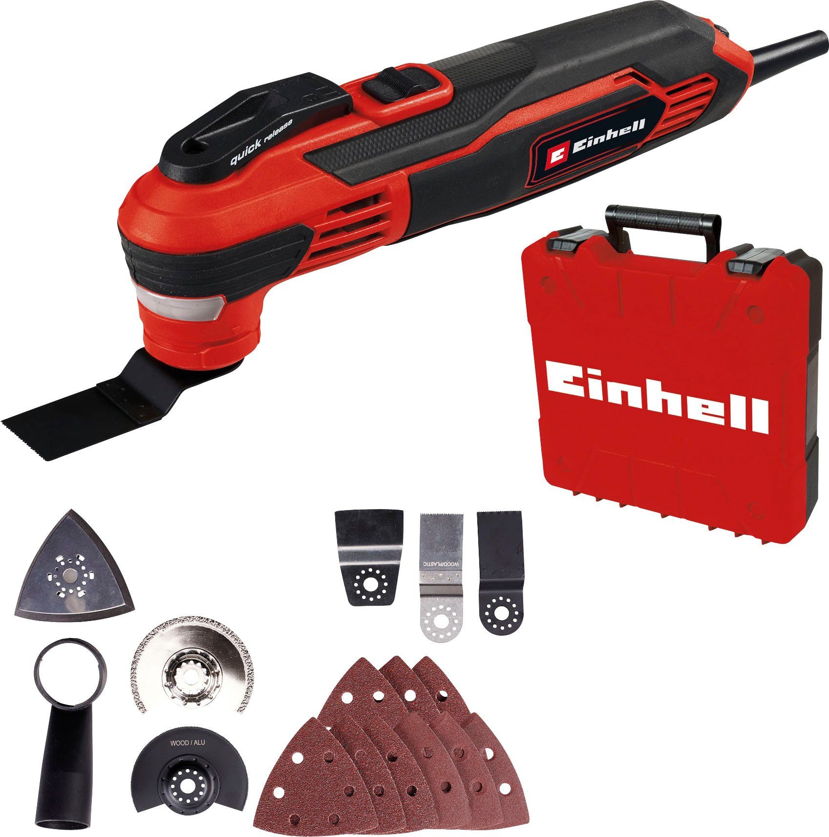 Einhell Elektro-Multifunktionswerkzeug TE-MG 350 350 kraftvollem mit 220-240 Watt EQ, V, Motor 350 W