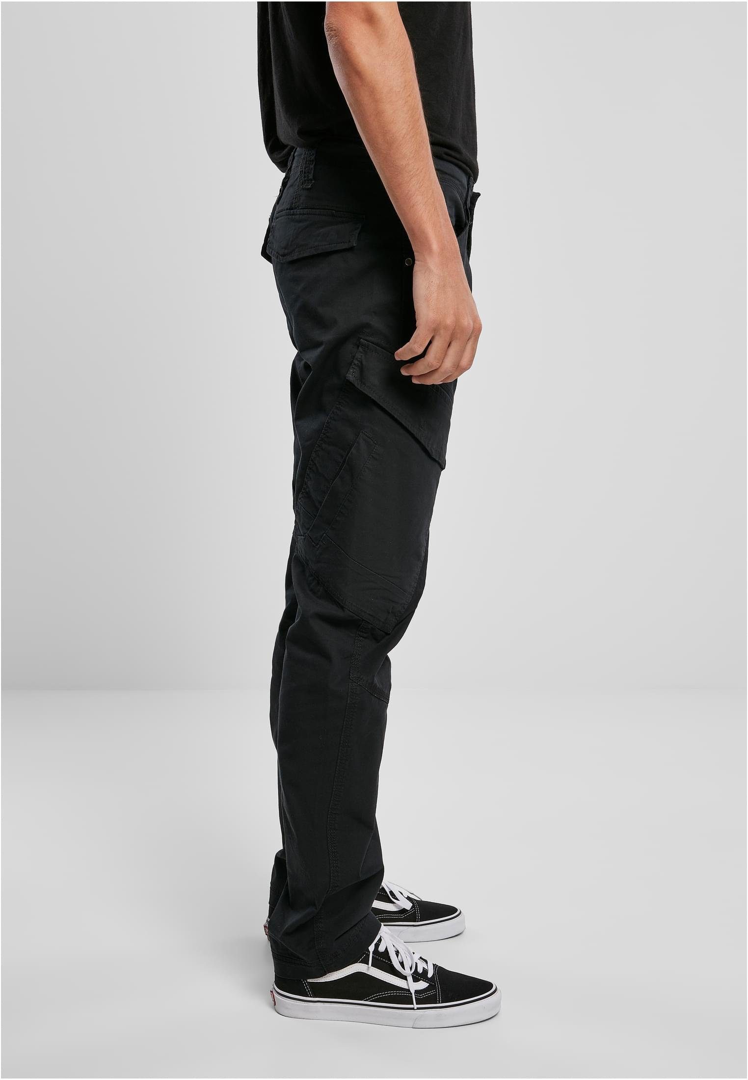 Brandit Cargohose Slim black Adven Herren Cargo Pants (1-tlg) Fit