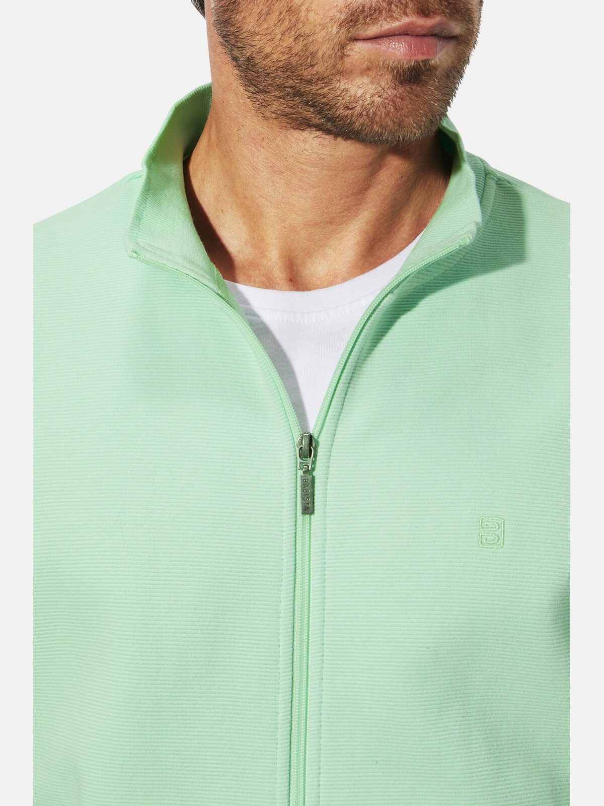 Babista Sweatjacke ILDON mit feiner Brust-Stickerei – Bild 4 von 5