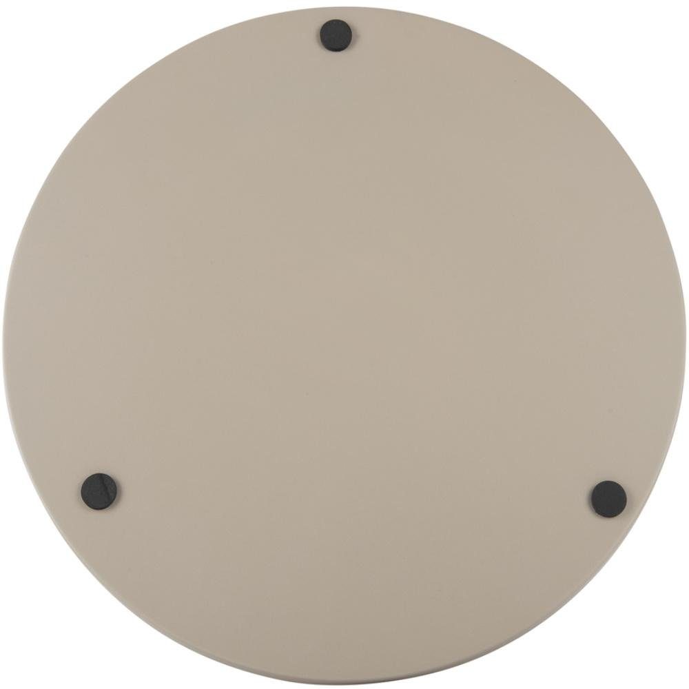 Present Time Dekotablett Tablett Tray Round Iron Warm Grey (39,5cm)