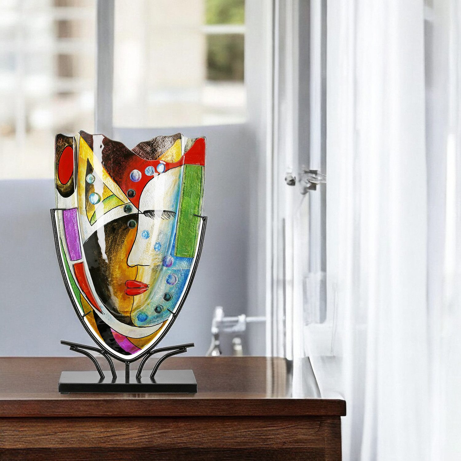 Casablanca by Gilde Bodenvase Gesichtsvase Veronique, H.49 cm (1 St)