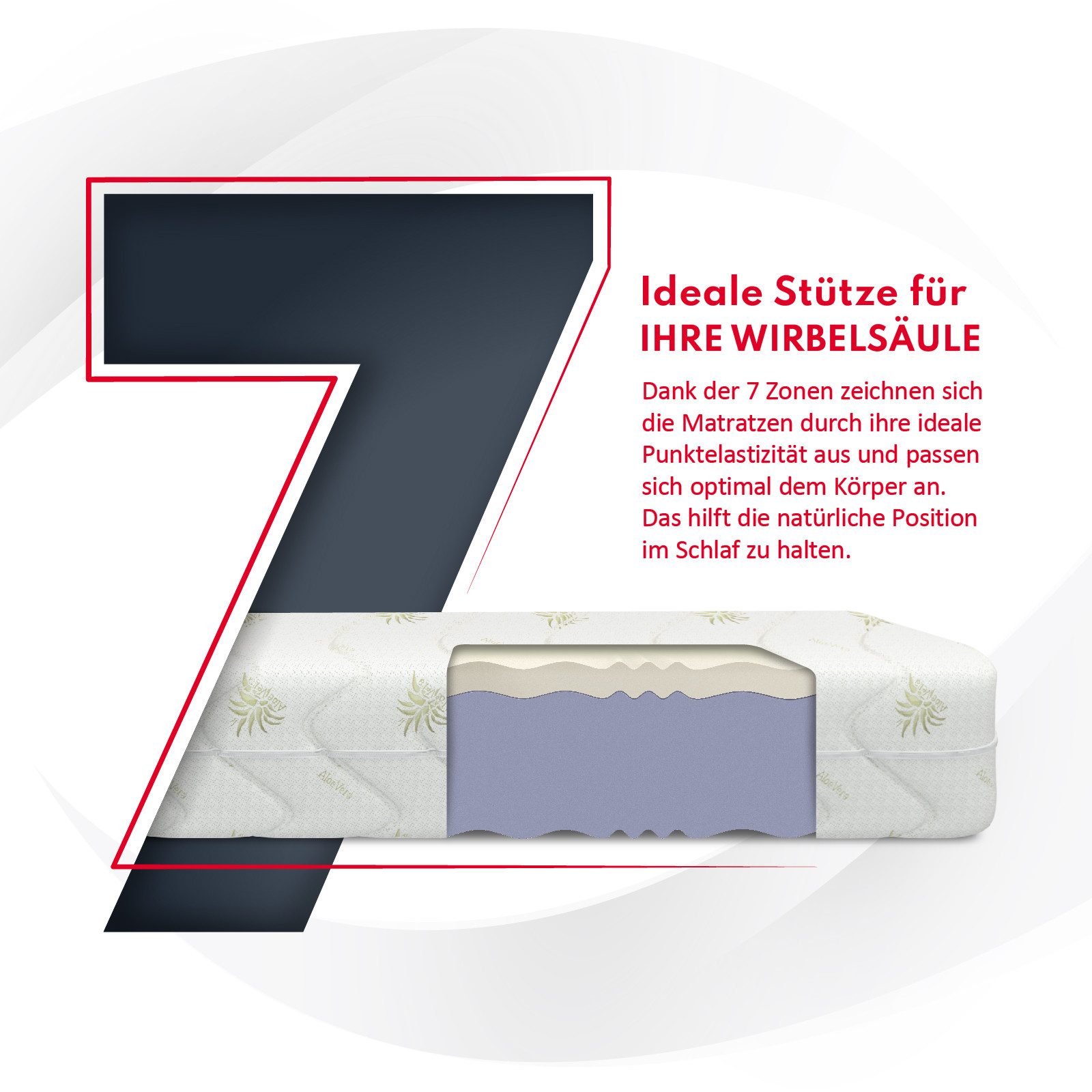 Kaltschaummatratze LUNERA Matratze 90x200, 140x200, 180x200 cm & weitere Größen, FDM, 14 cm hoch, (Allergiker geeignet)