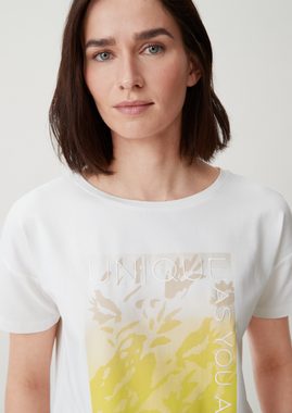 Comma Shirttop T-Shirt aus Modalmix