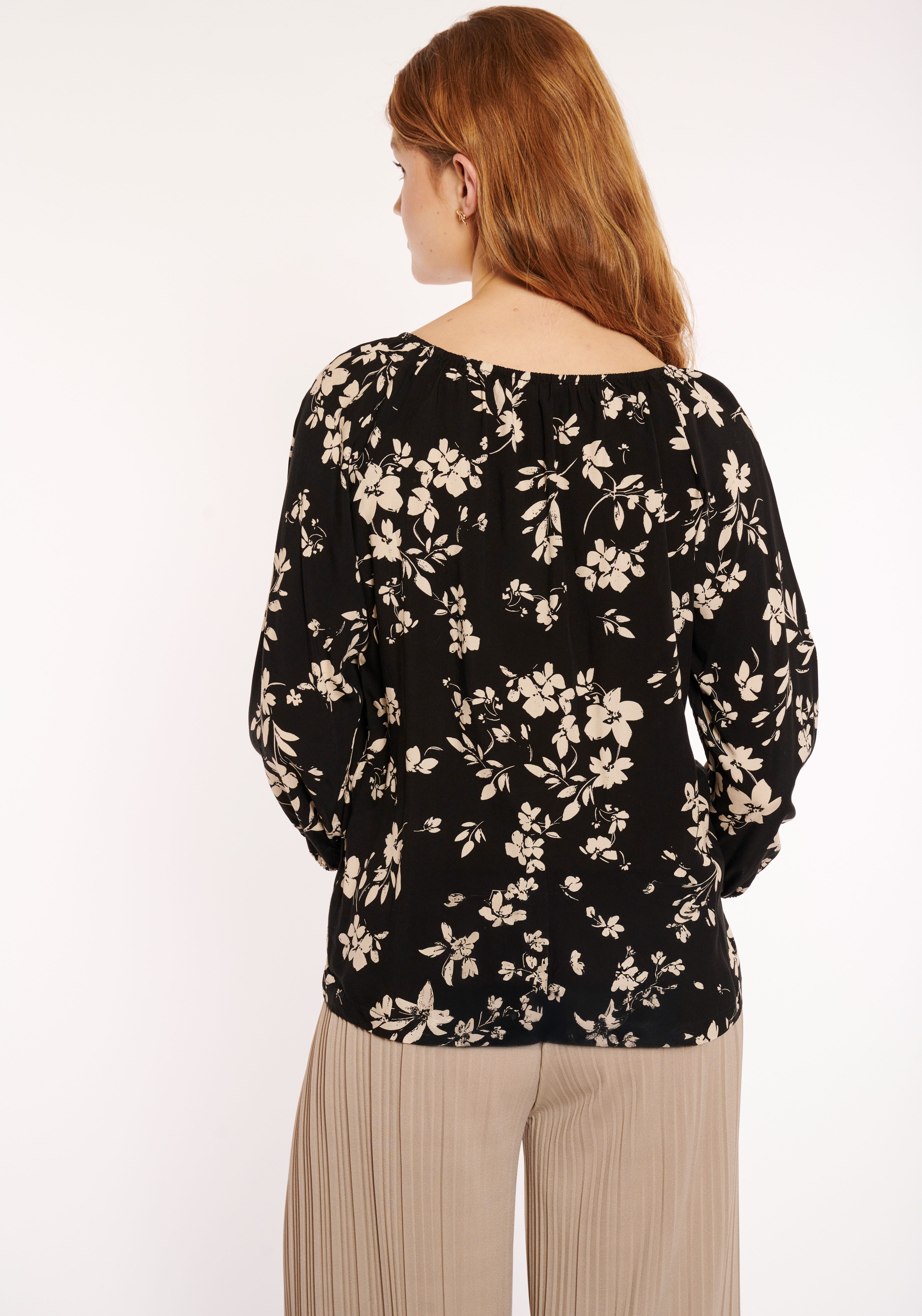 HaILY’S Druckbluse 3/4 V BL Su44na günstig online kaufen