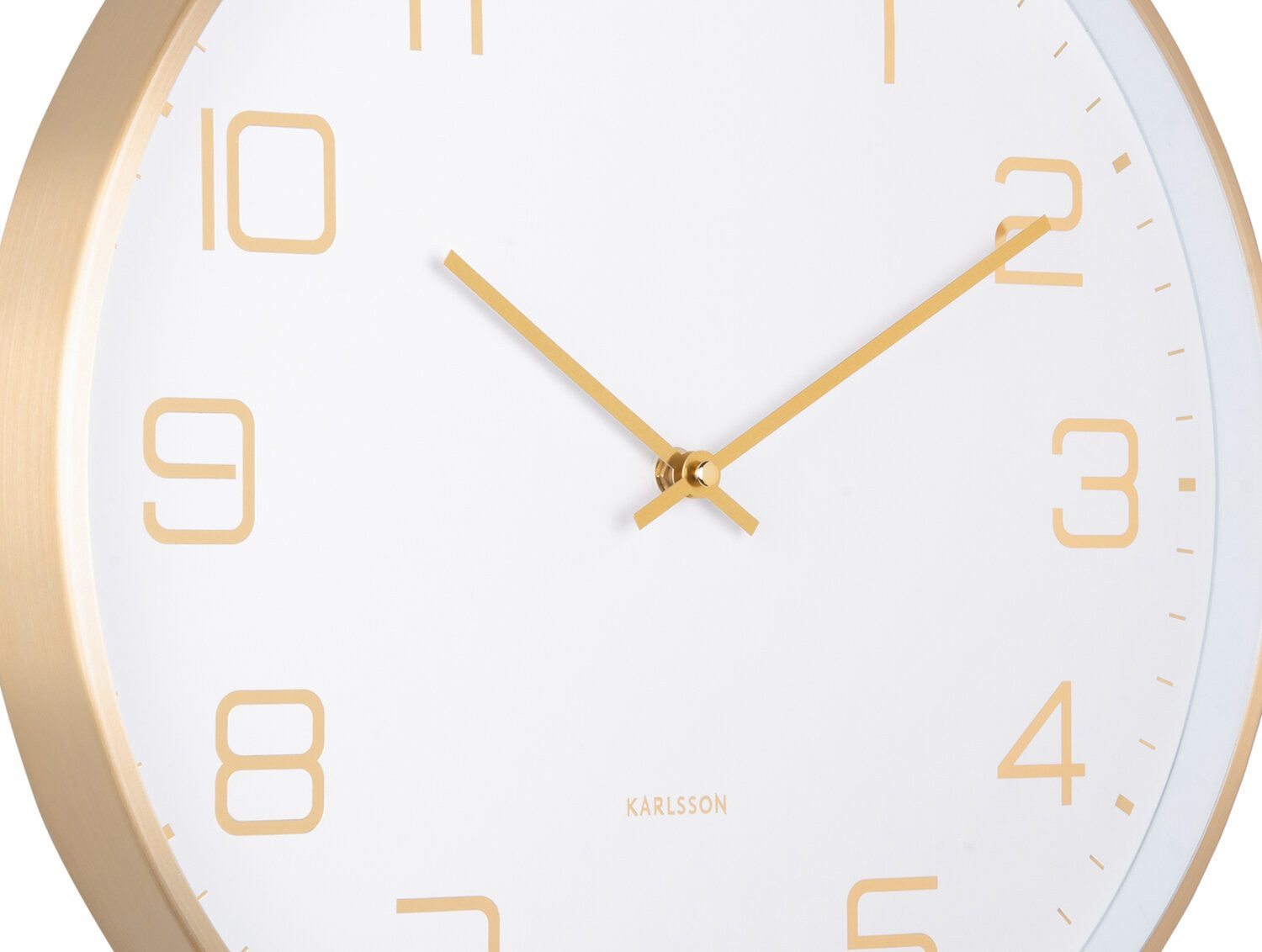 Karlsson Wanduhr Wanduhr ELEGANCE GLOW, Ø 40 cm