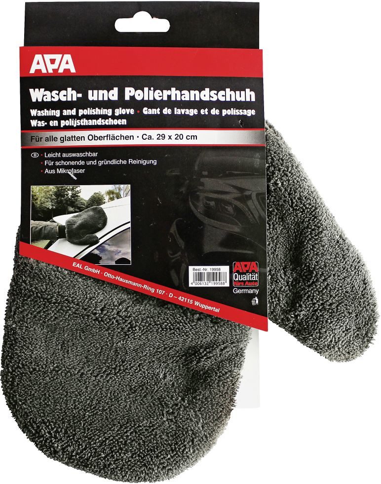 APA APA Wasch- und Polierhandschuh 29x20cm Autopolitur – Bild 4 von 5