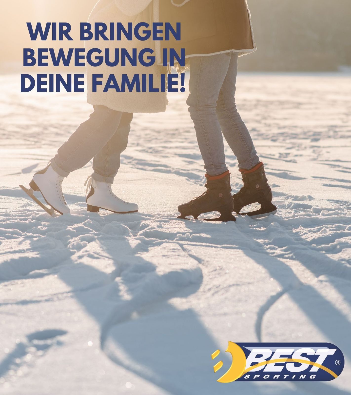 Best Sporting Коньки Коньки I Für Damen und Herren I Schwarz/Blau, Verstellbare Коньки