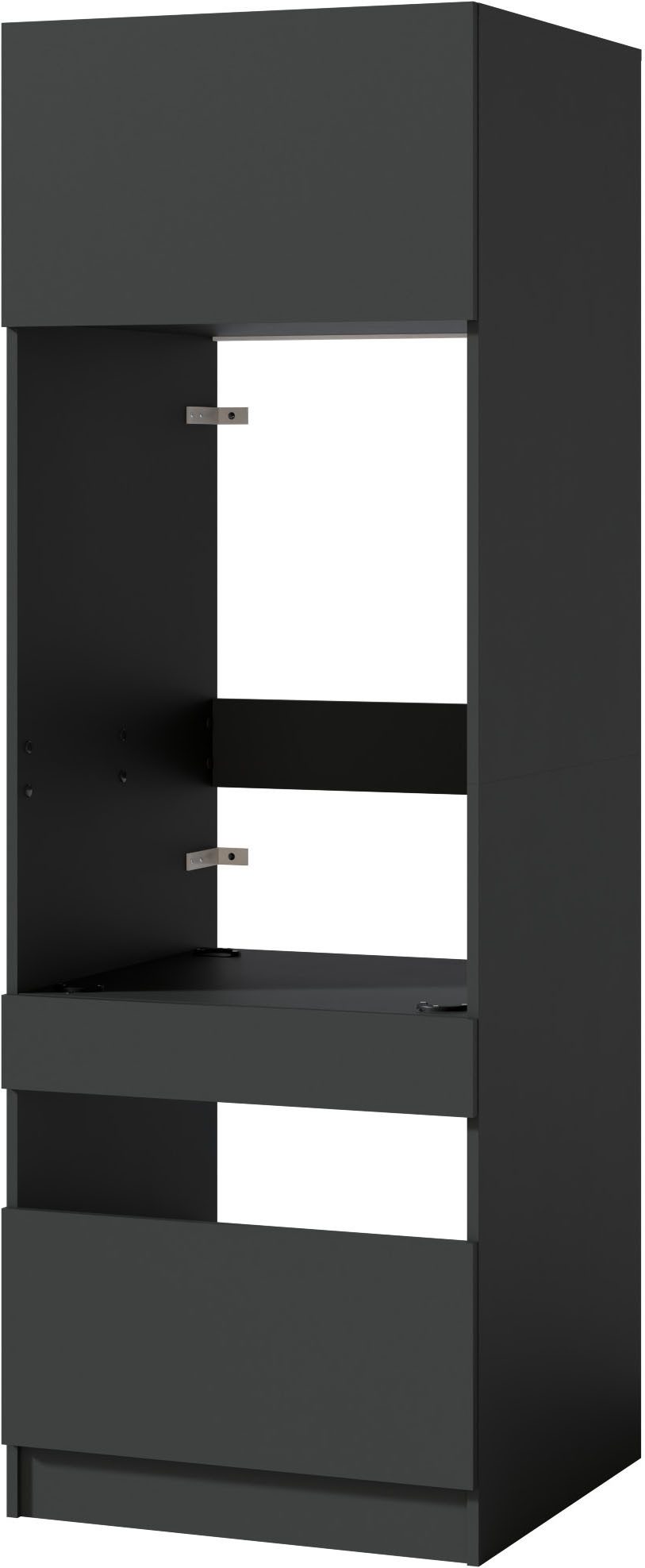 BASIC by Balculina Waschmaschinenumbauschrank Washhome B/T/H 68x200x68 cm (1-St) Breite 68cm, ausziebarer Tablerboden