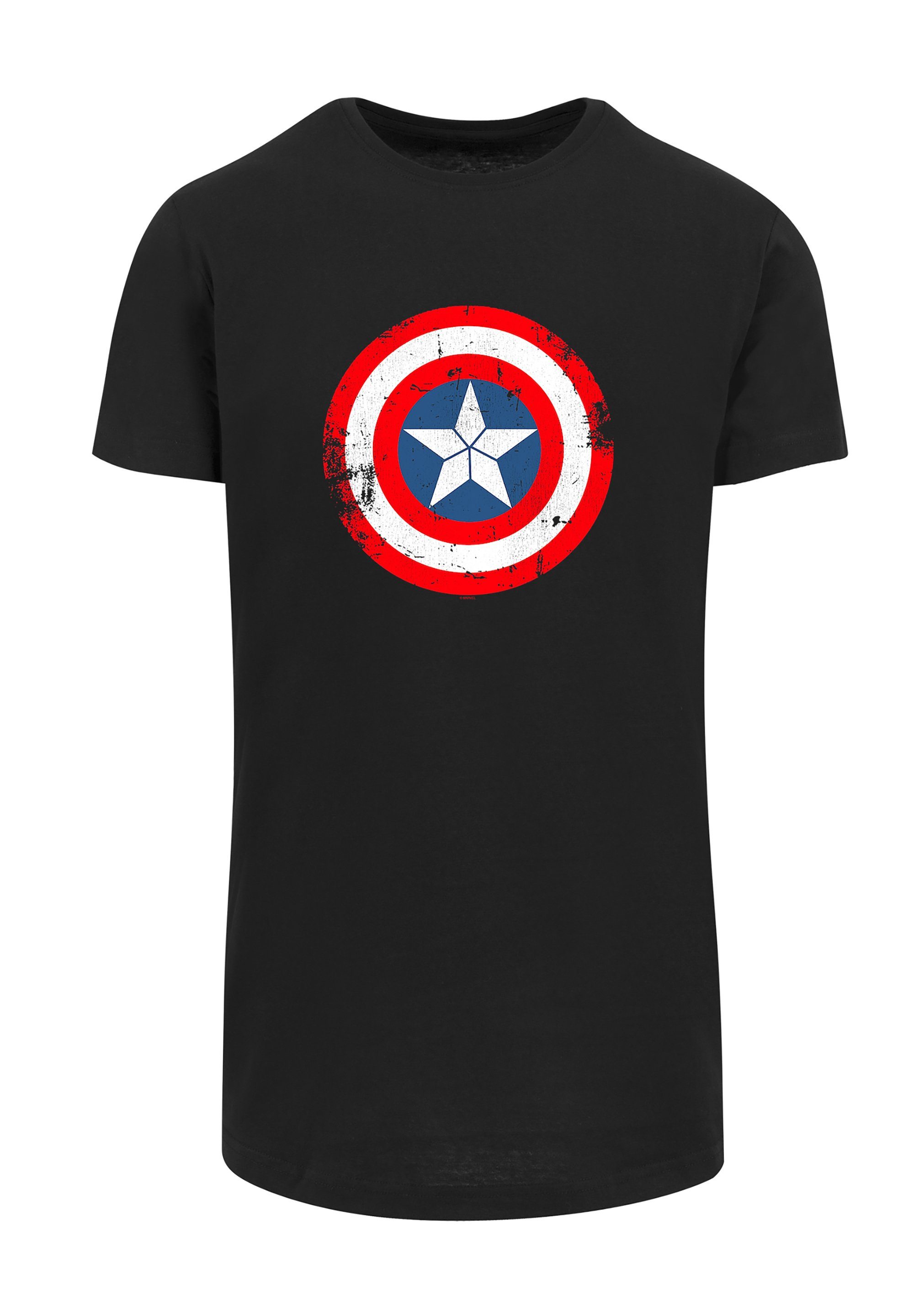 T-Shirt Civil schwarz F4NT4STIC Print War Schild Marvel America Captain
