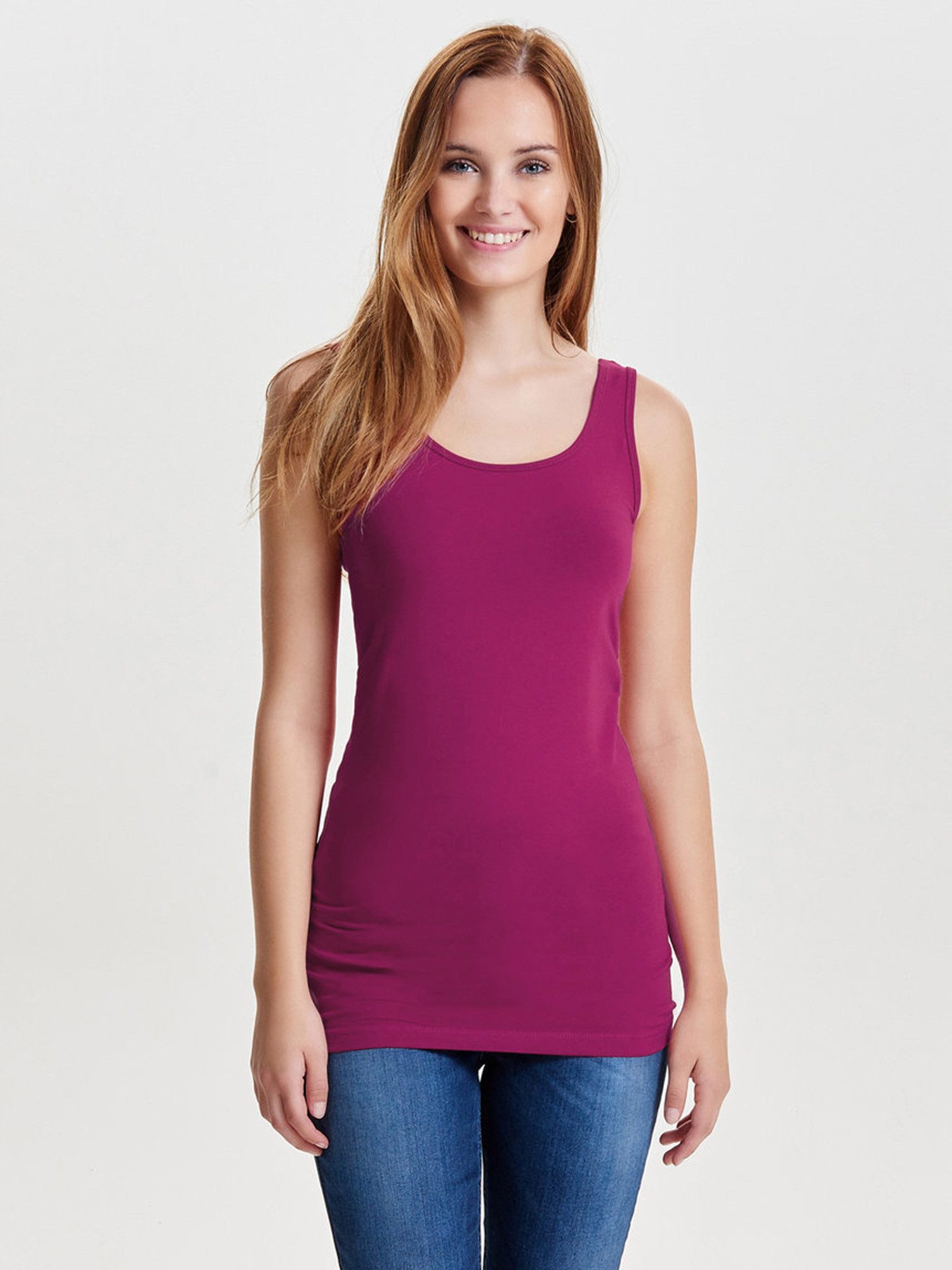 ONLY Tanktop Live Love (3-tlg) Lange Tops, elastische Baumwollqualität – Bild 5 von 5