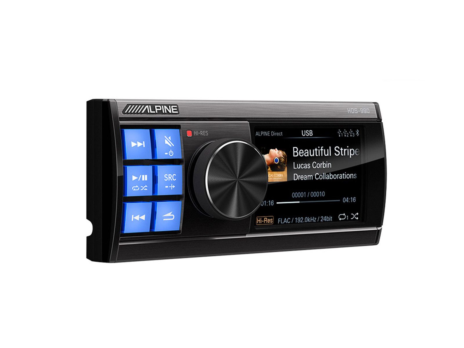ALPINE Status HDS-990, Hi-Res Audio Media Player Autoradio