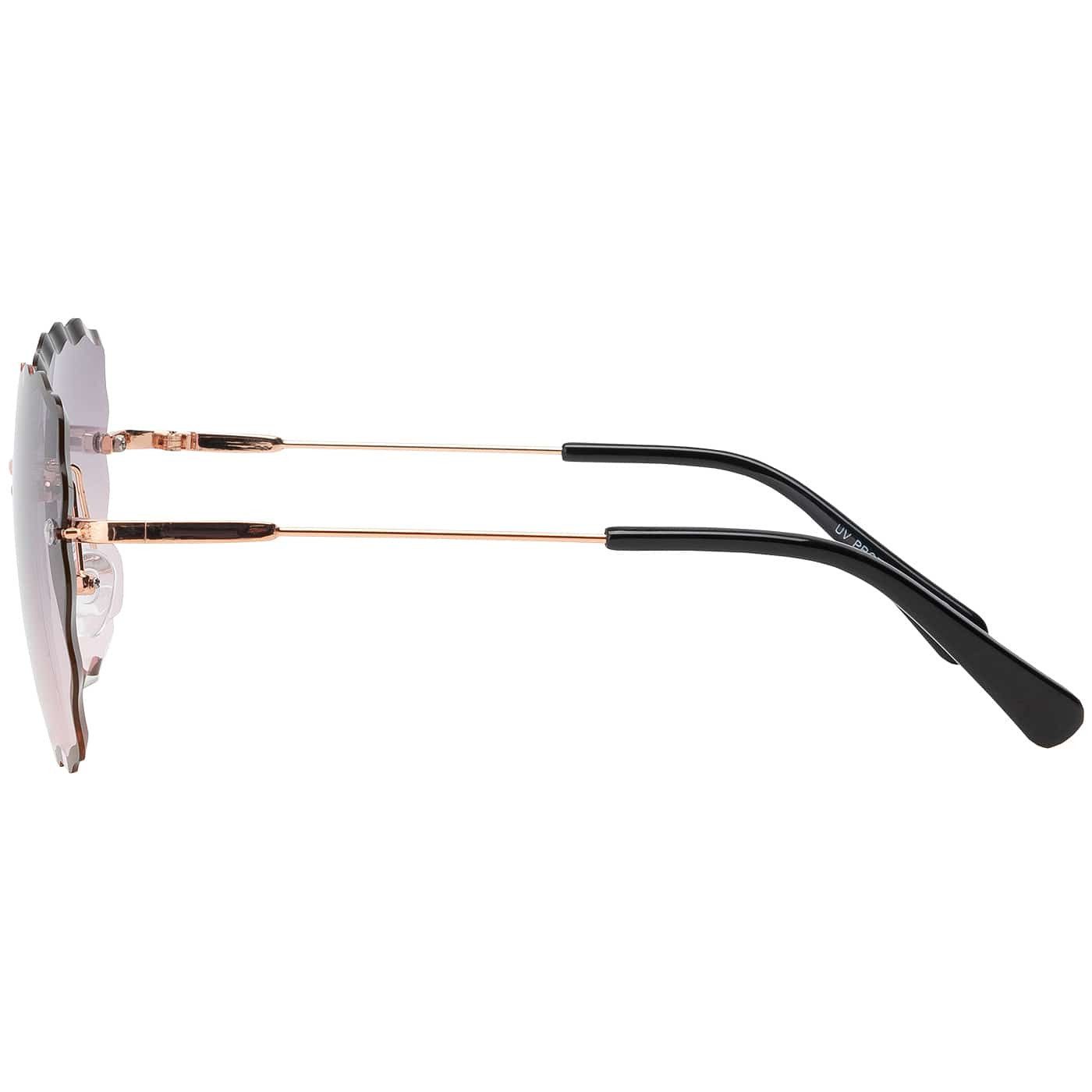 BEZLIT Eyewear Retrosonnenbrille Eckige Form Damen Sonnenbrille (1-St) mit bunten Linsen