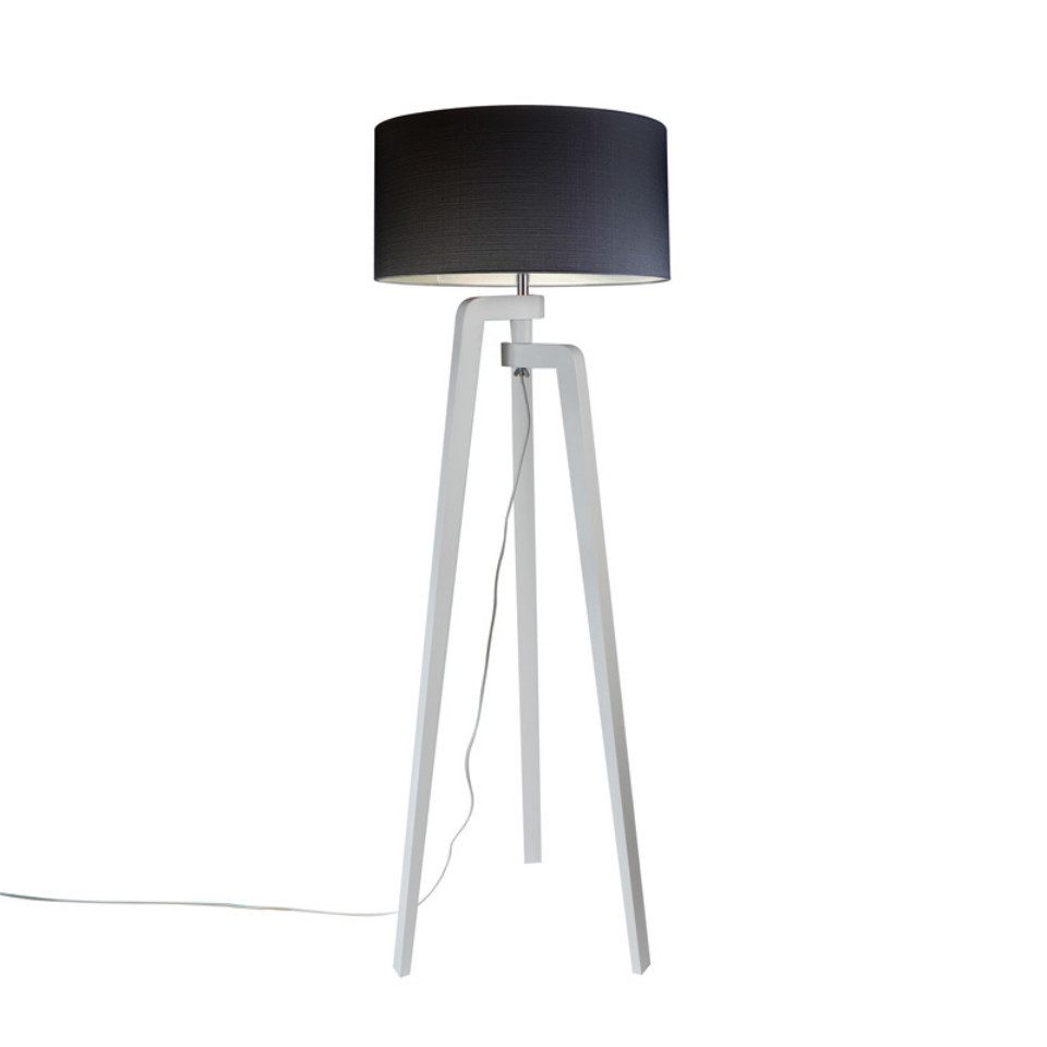 Qazqa Stehlampe Puros, ohne Leuchtmittel, E27, günstig online kaufen
