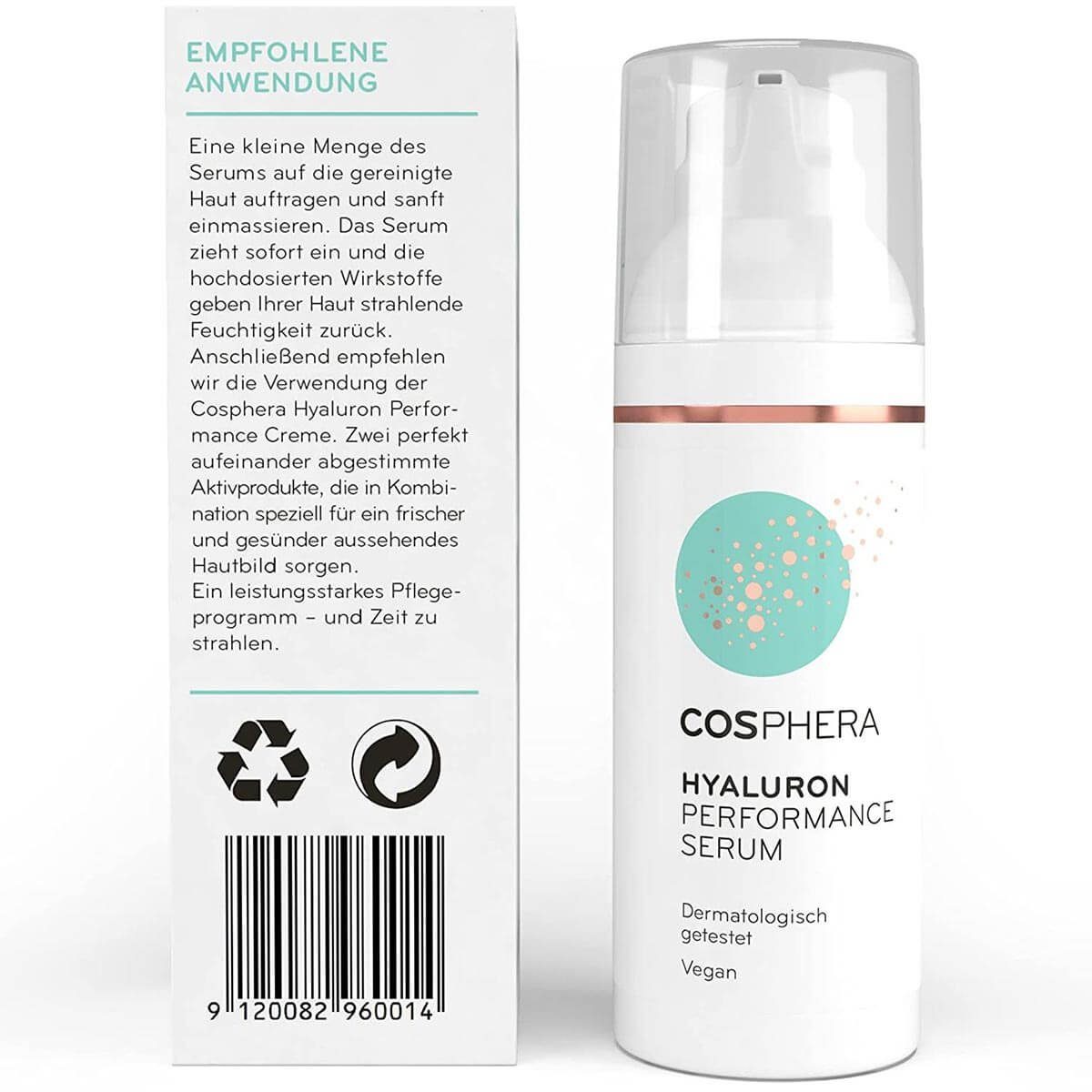 Cosphera Anti-Aging-Creme Cosphera Hyaluron Performance Serum 50 ml, Effektives Anti-Aging Serum