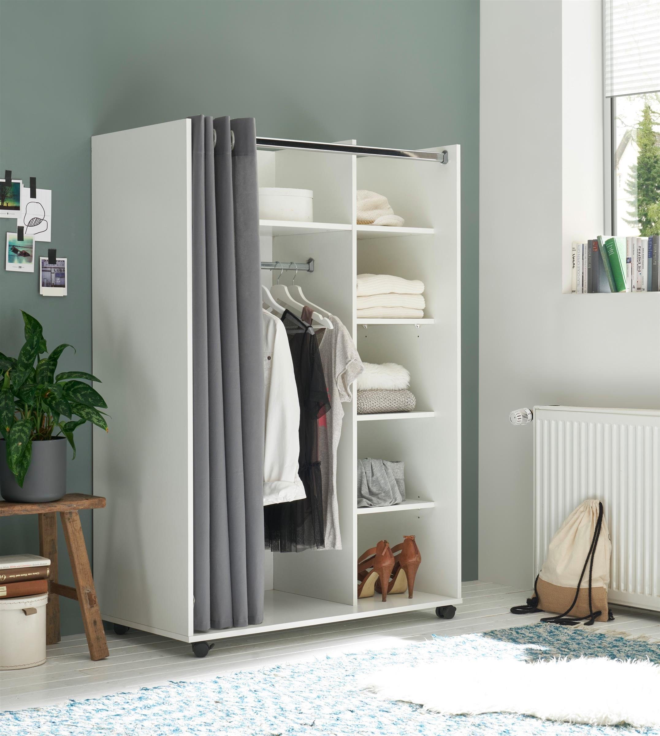 Pol-Power Kleiderschrank 100 x 145 x 50 cm (B/H/T) – Bild 5 von 5