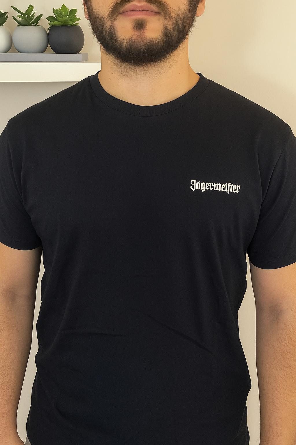 Jägermeister T-Shirt Jägermeister T-Shirt Schwarz Größe XL – Kultiger Rücke günstig online kaufen