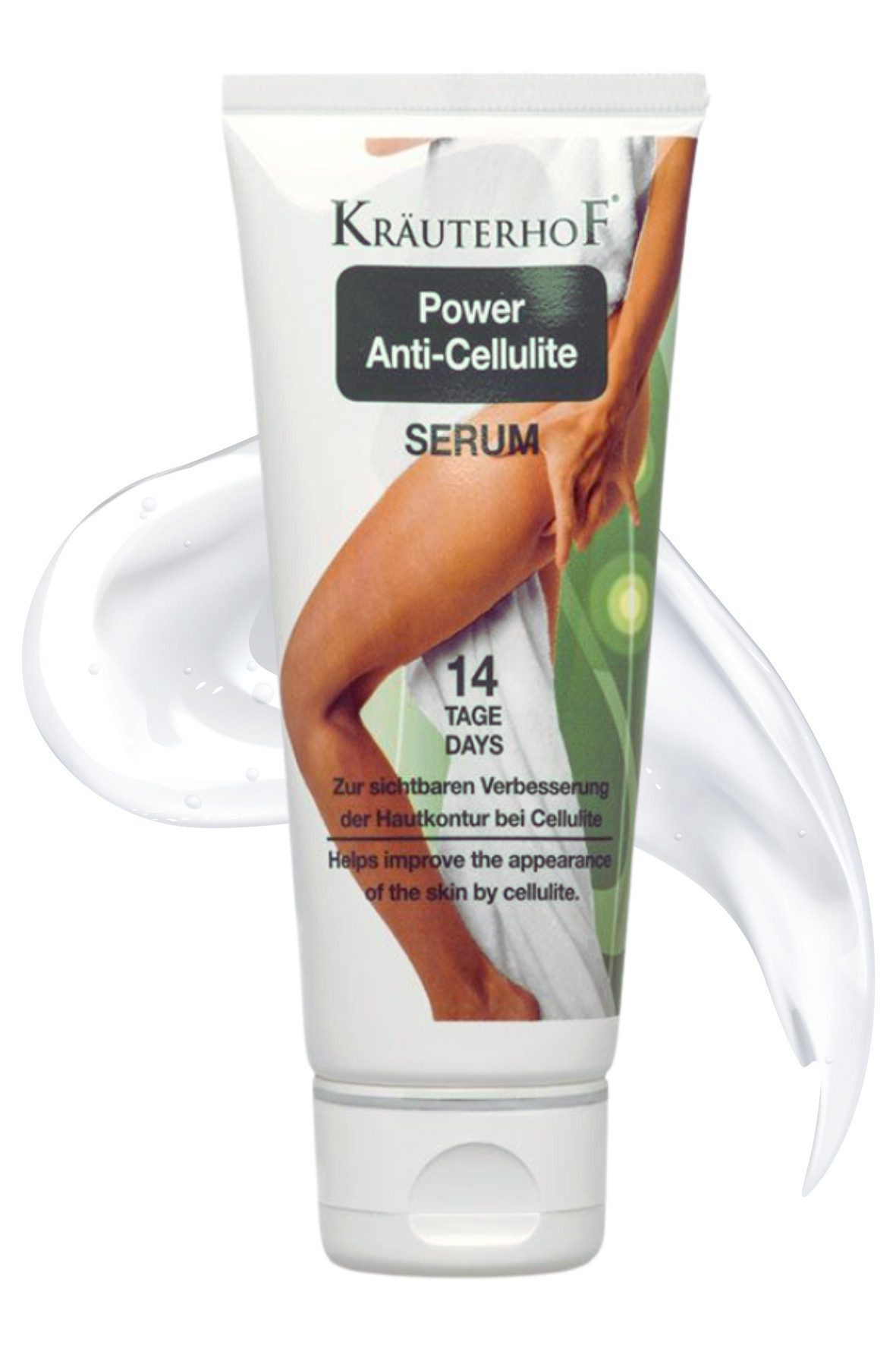 Kräuterhof Körpercreme KräuterhoF Power Anti-Cellulite Serum 100 ml Hautkontur-Verbesserungs-Set, 1-tlg., Leichte, schnell einziehende Textur