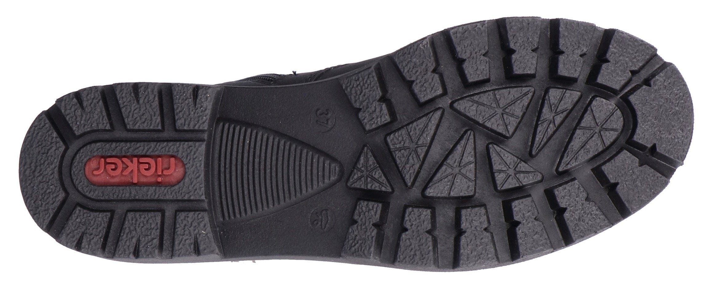 Rieker Schnürstiefelette, Schnürboots, Outdoorstiefelette mit robuster Profilsohle