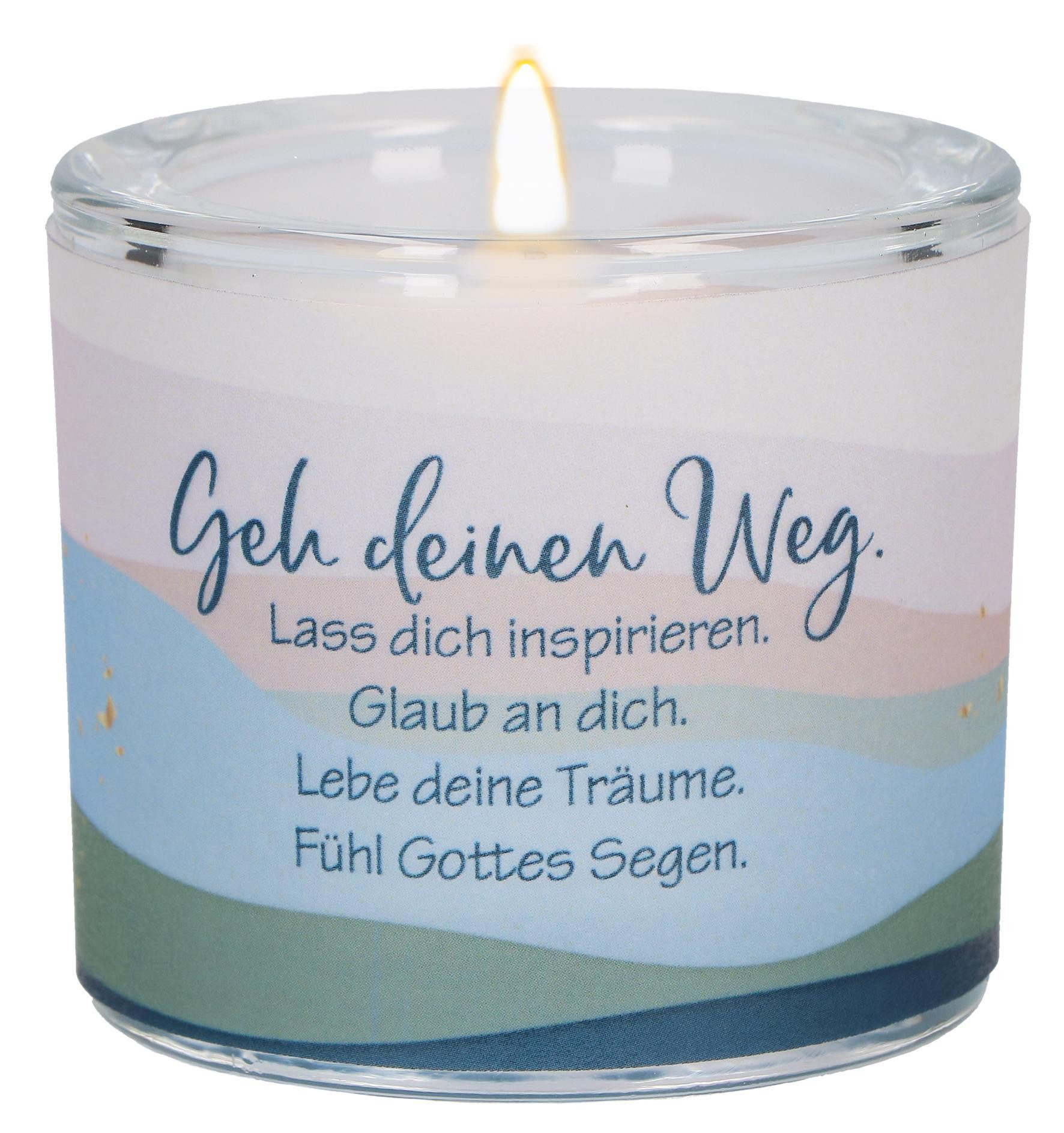Windlicht Geh deinen Weg