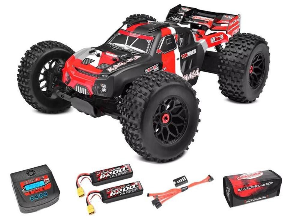Corally RC-Auto Team Corally Kagama XP 6S RTR – Drive’n Go Pack 6S – Rot