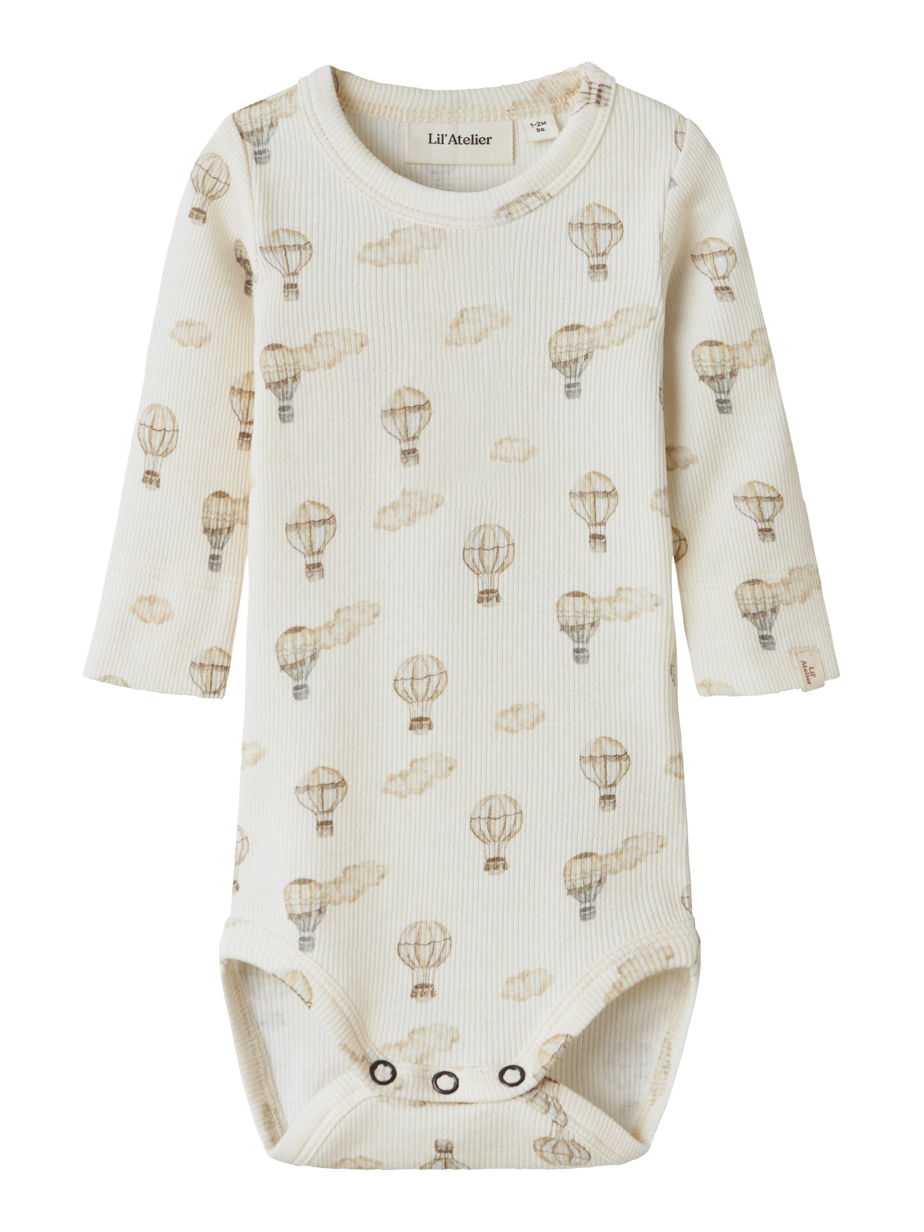 Lil' Atelier Langarmbody NBNGAVO EMO LS SLIM BODY LIL NOOS weiche Jersey Rippqualität von Lil' Atelier